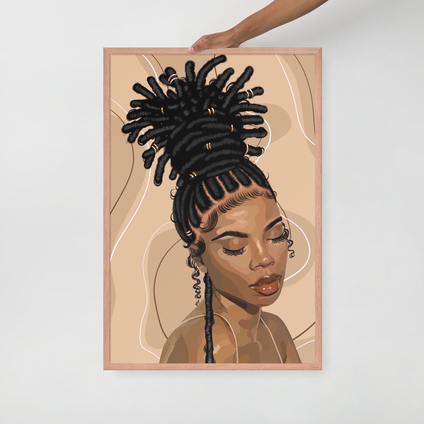 “Loc’d” Framed Print