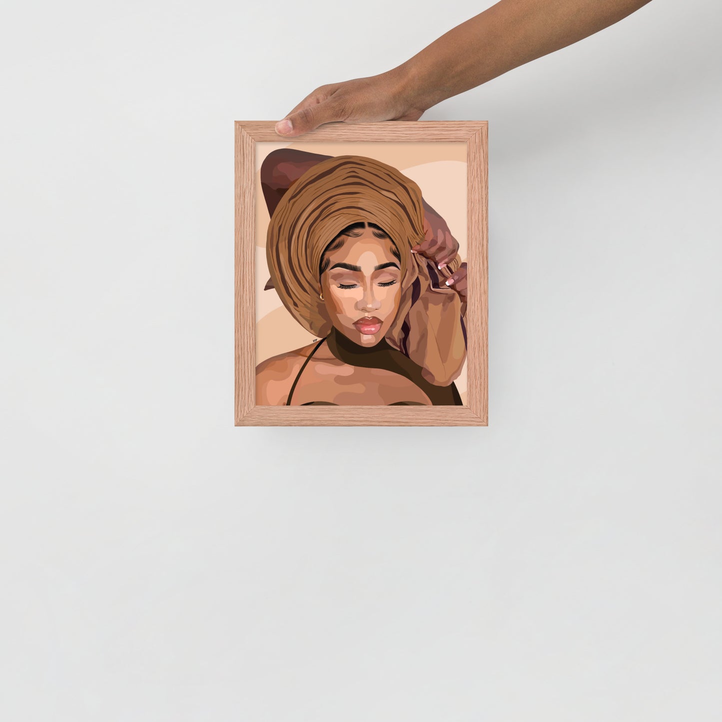 “Gele” Framed Print