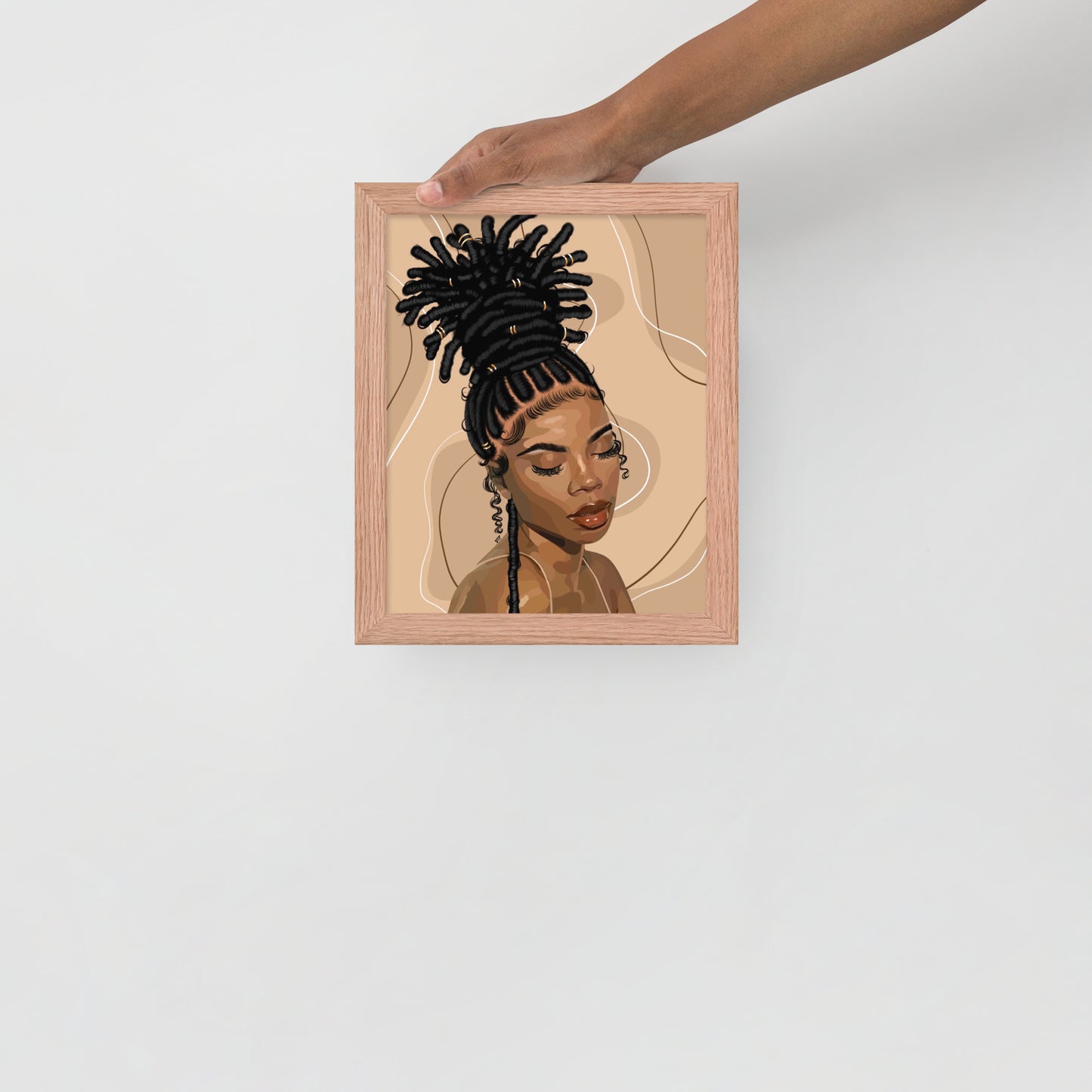 “Loc’d” Framed Print