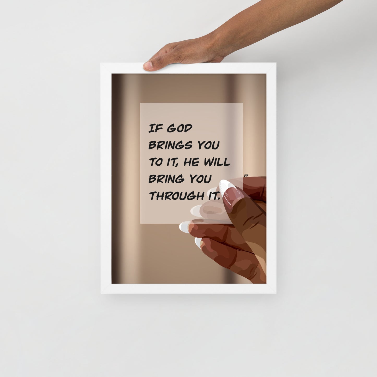 “Only God” Framed Print