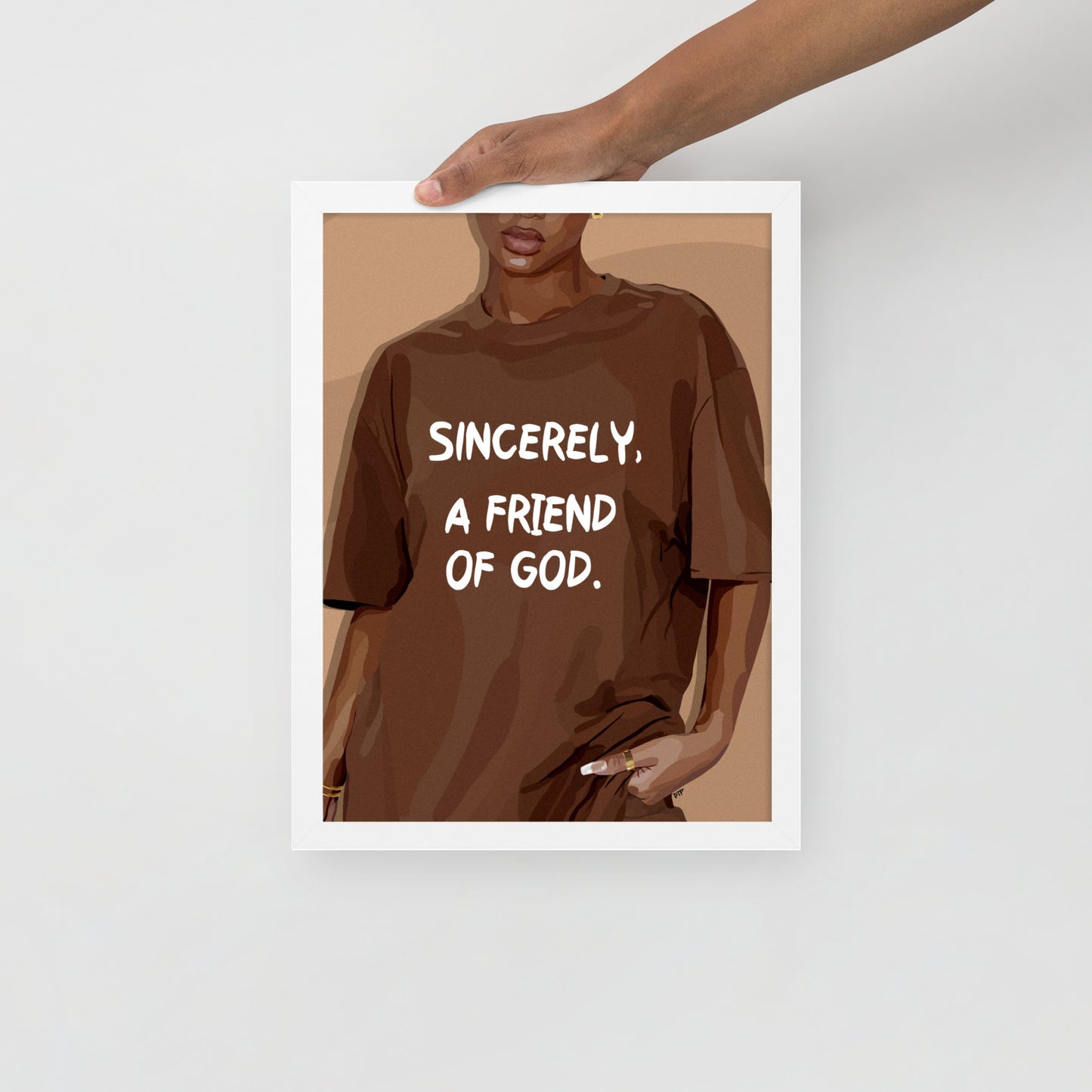 “Friend of God” Framed Print