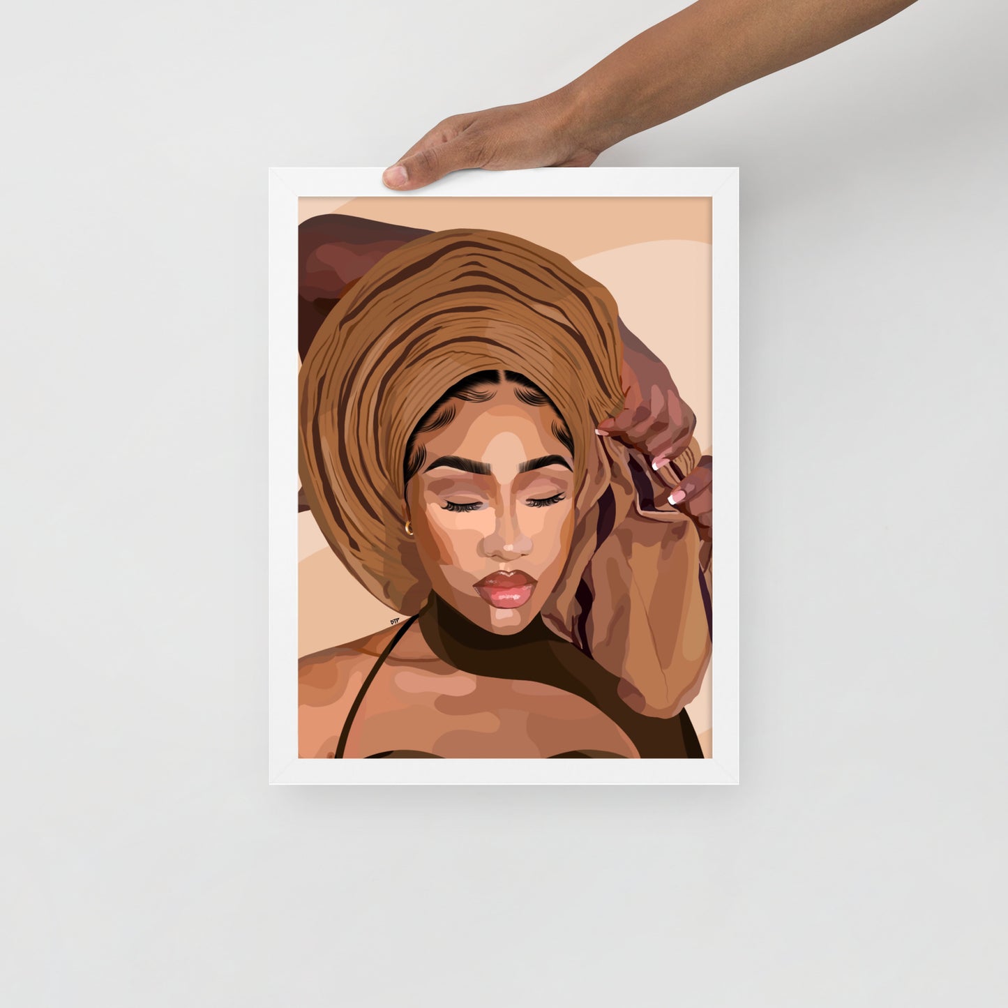 “Gele” Framed Print