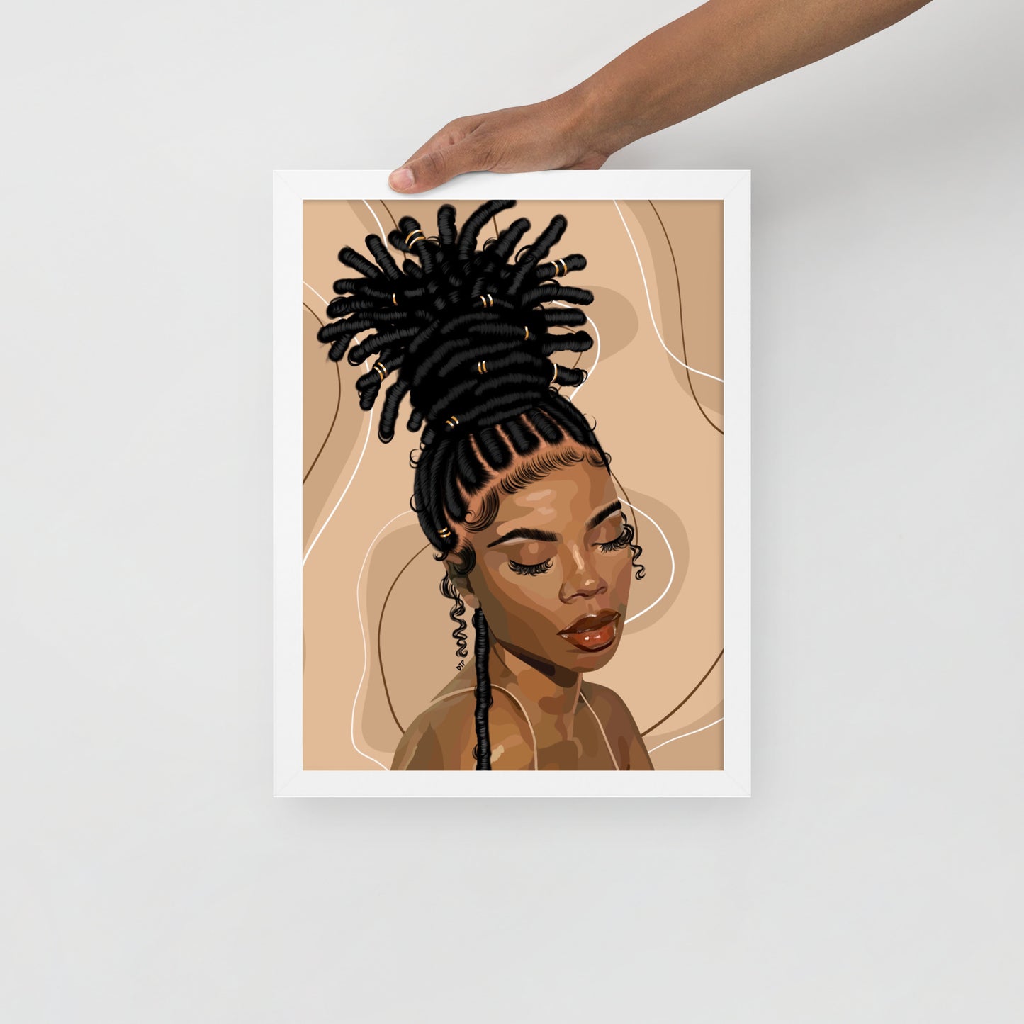 “Loc’d” Framed Print