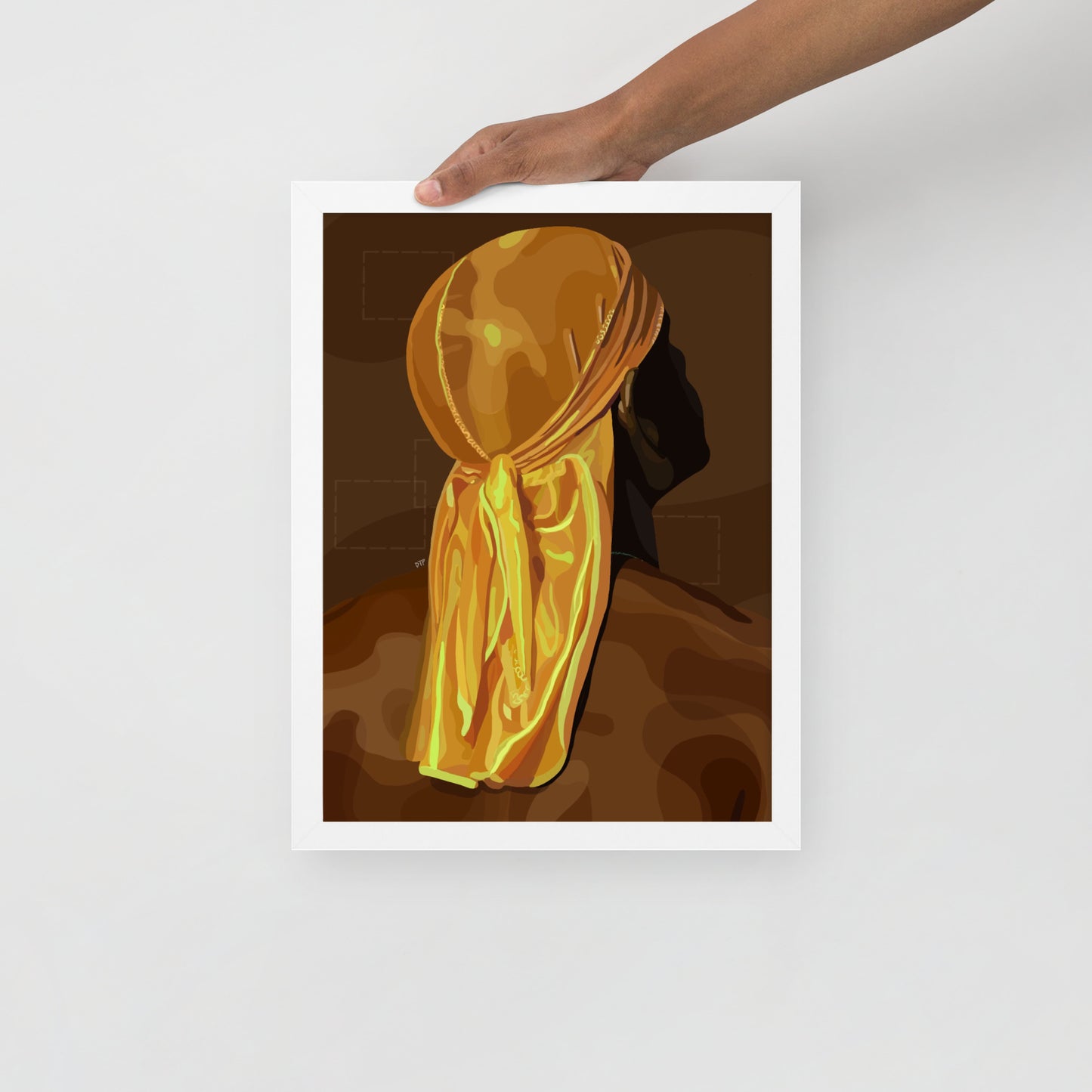“Golden One” Framed print