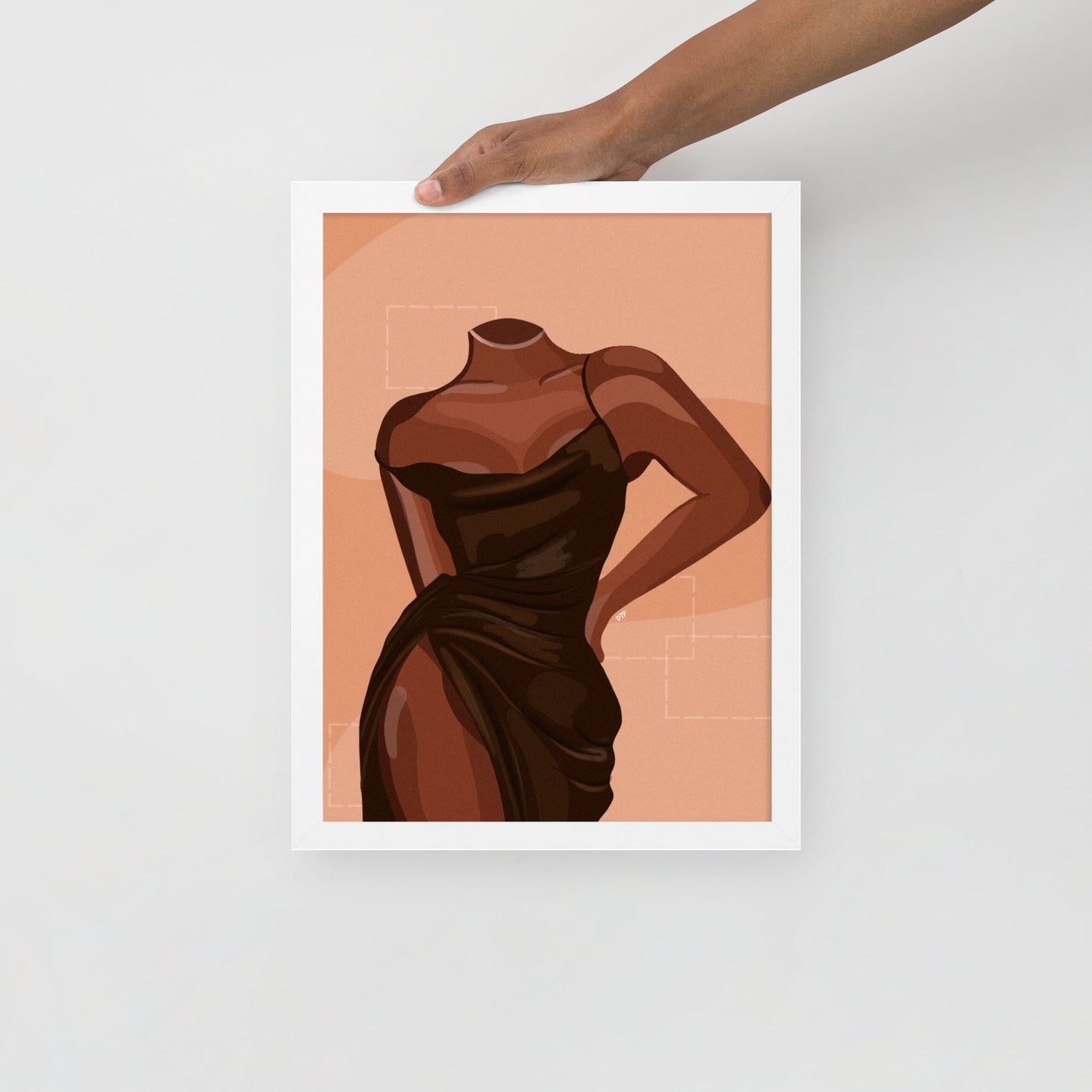 “Yes to the Dress” Framed Print