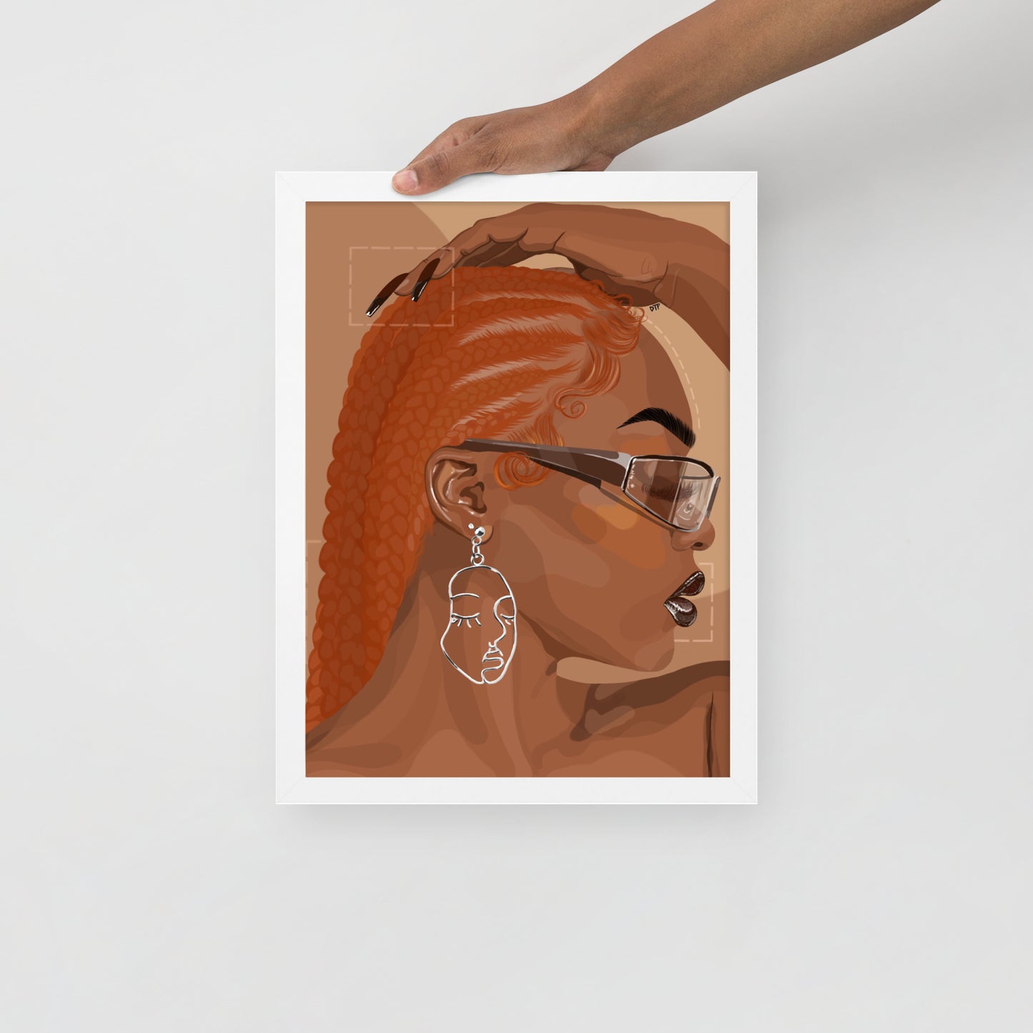 “Ginger” Framed print
