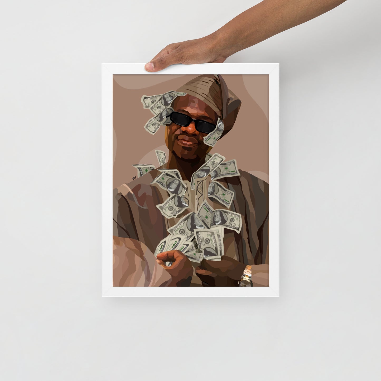 ”Mr Money” Framed print