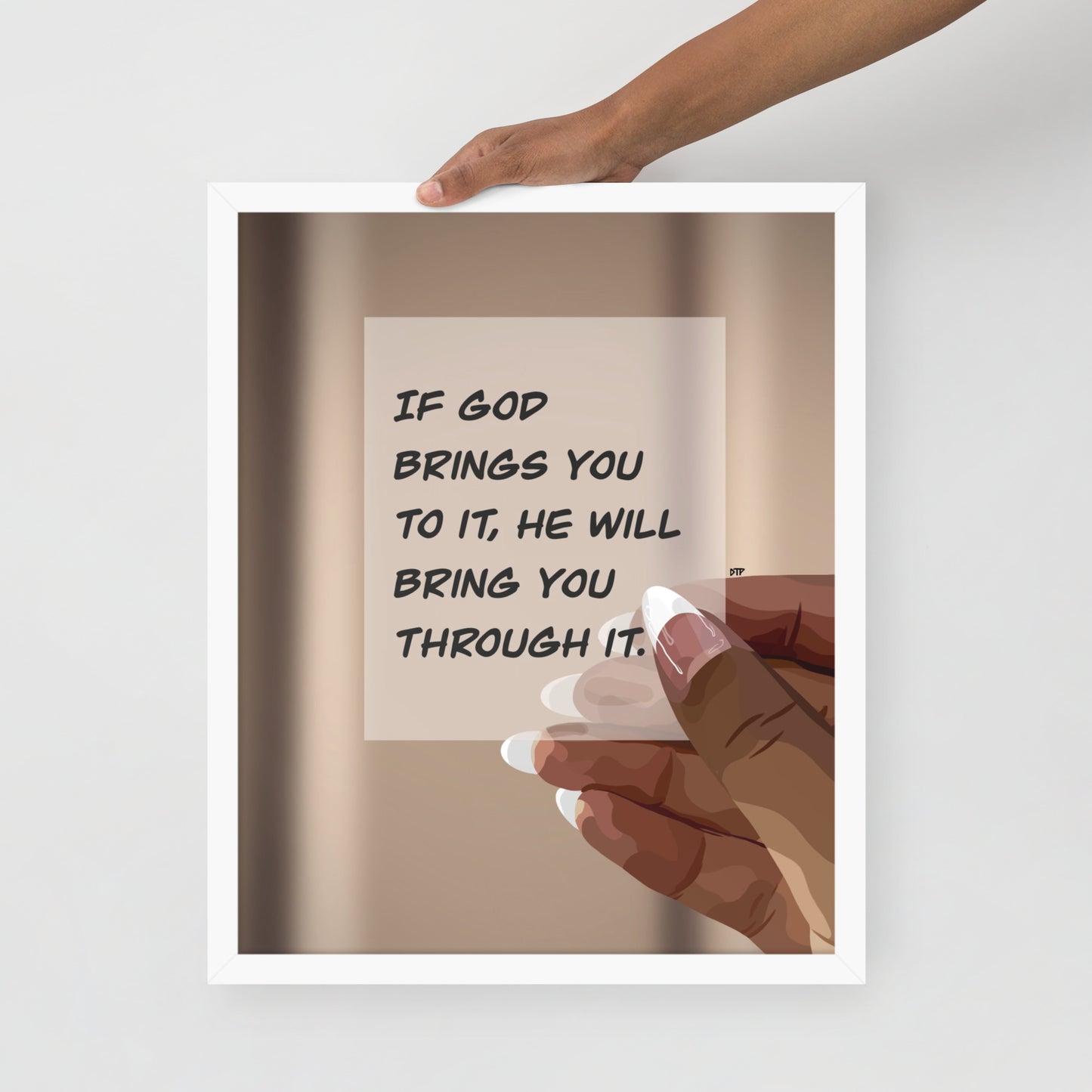 “Only God” Framed Print