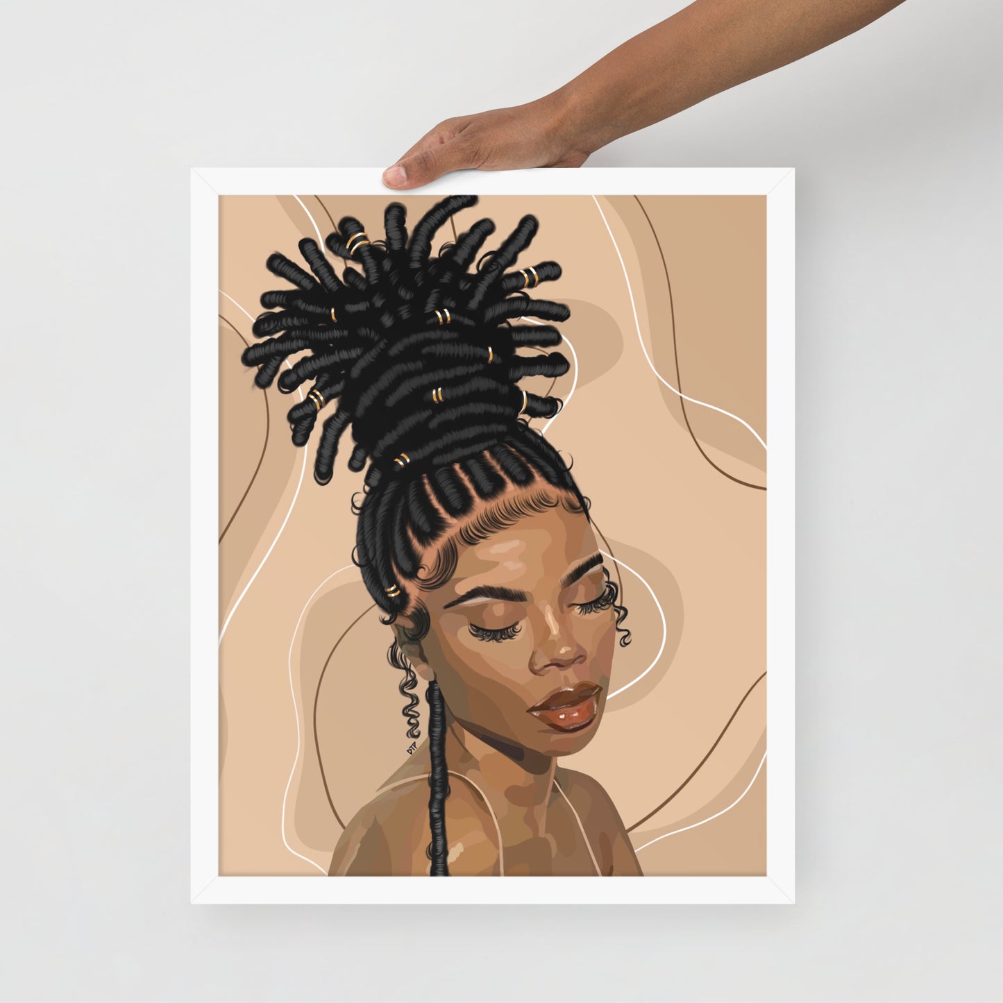 “Loc’d” Framed Print