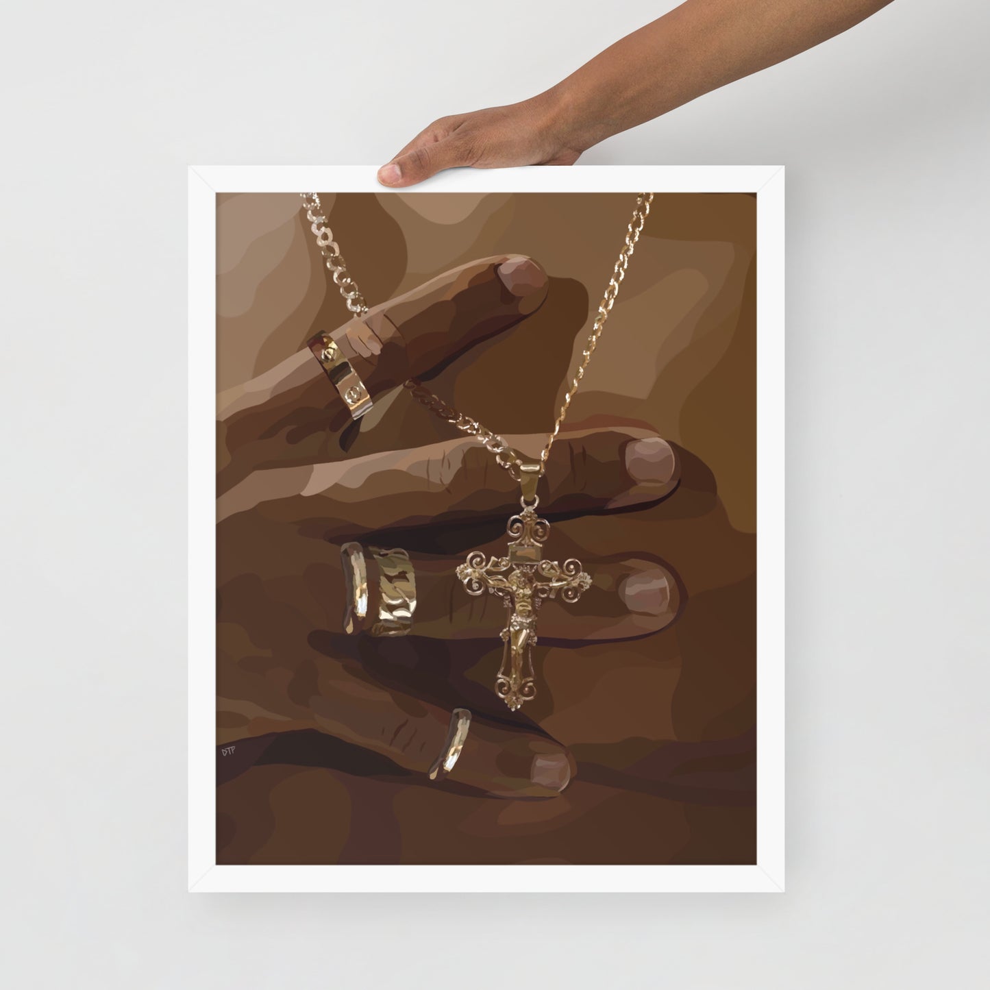 “Luke 9:23” Framed Print