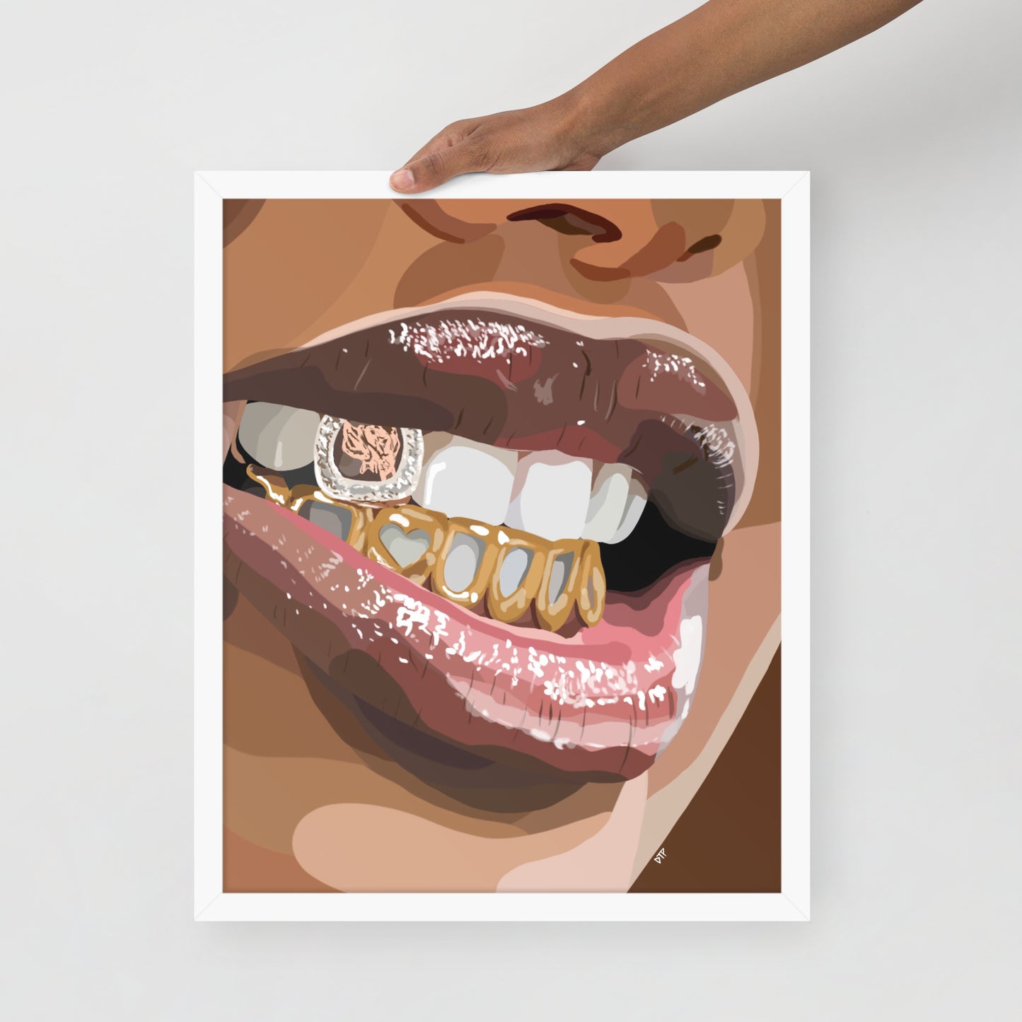 “Grillz II” Framed Print