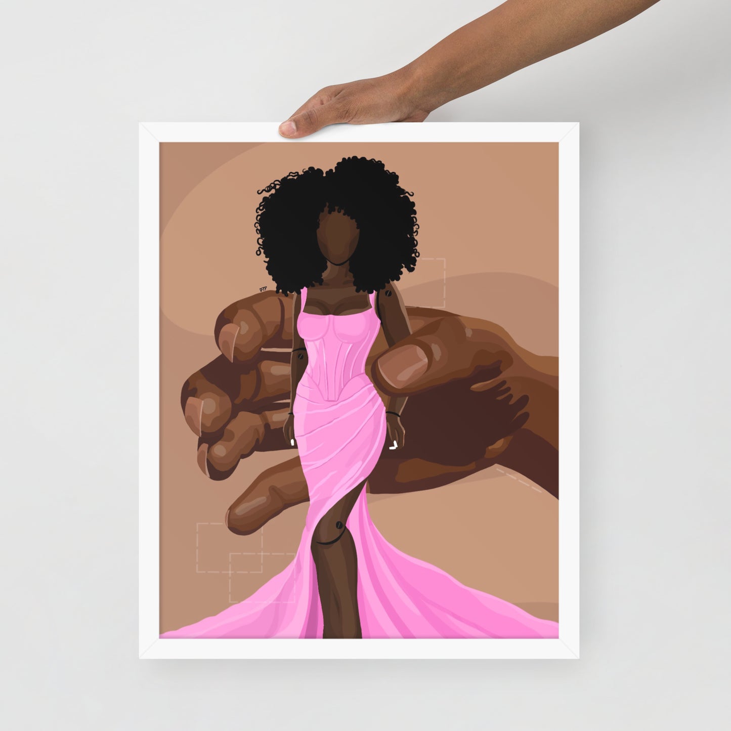 “A Doll” Framed print