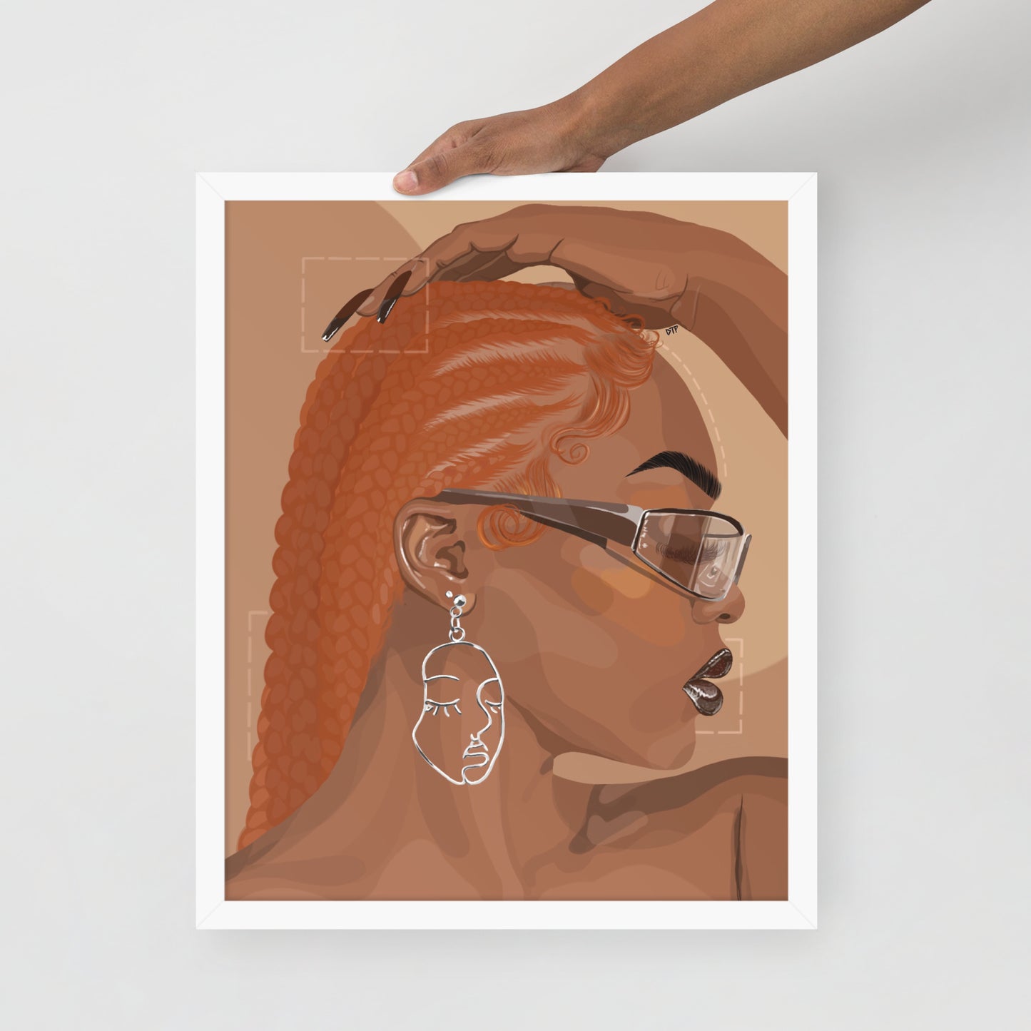 “Ginger” Framed print