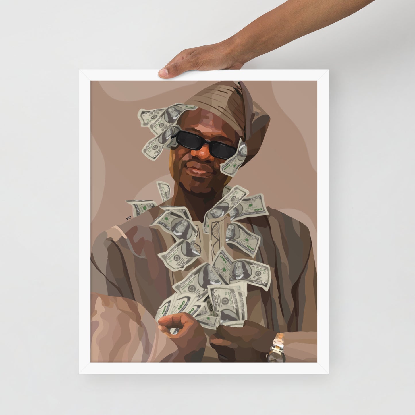 ”Mr Money” Framed print