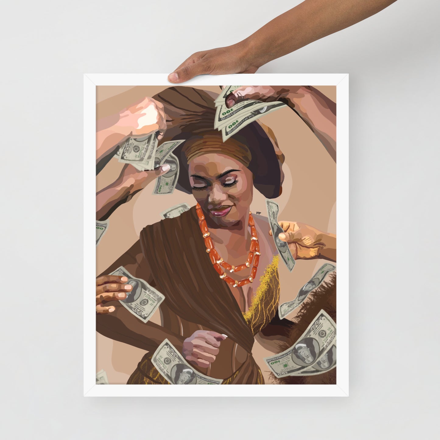 “The Celebrant” Framed print