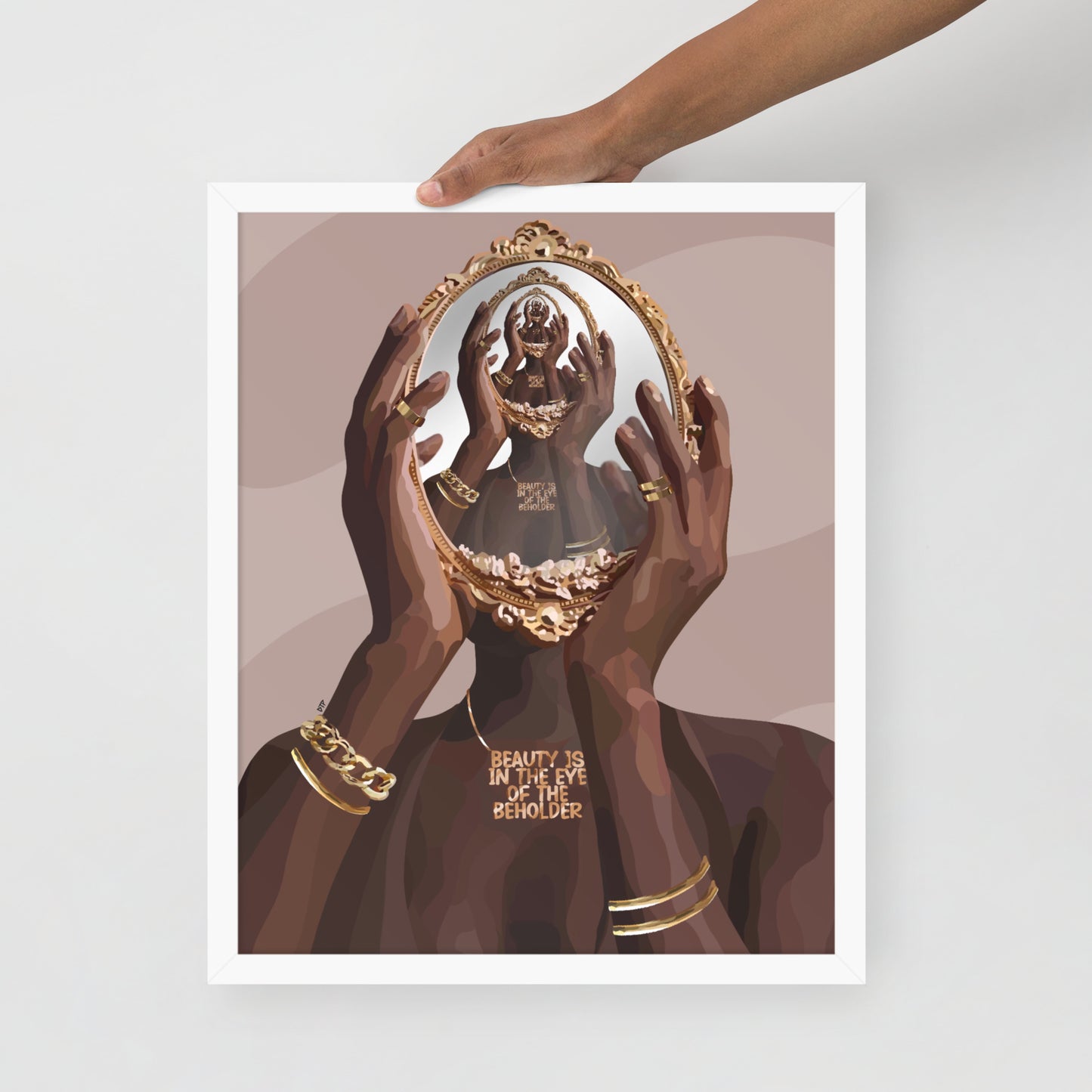 “BeYOUtiful” Framed Print