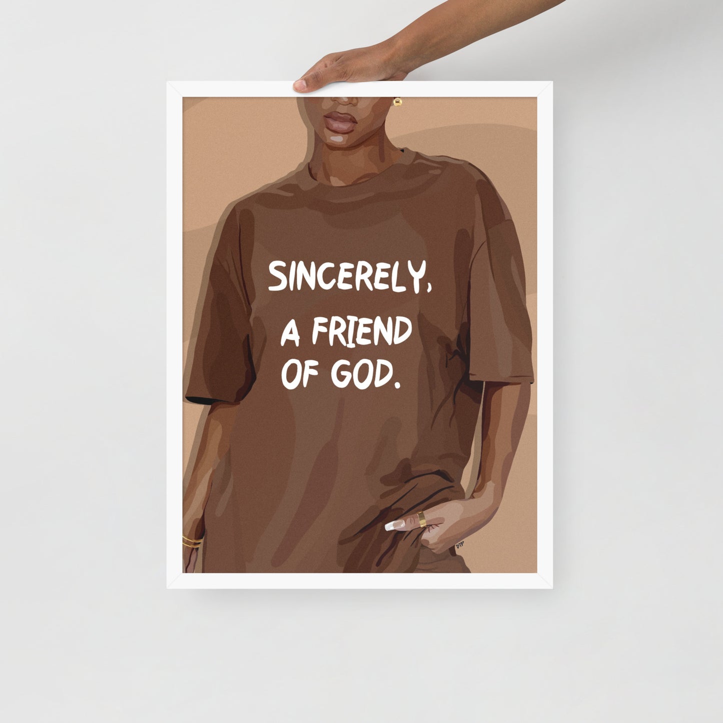 “Friend of God” Framed Print