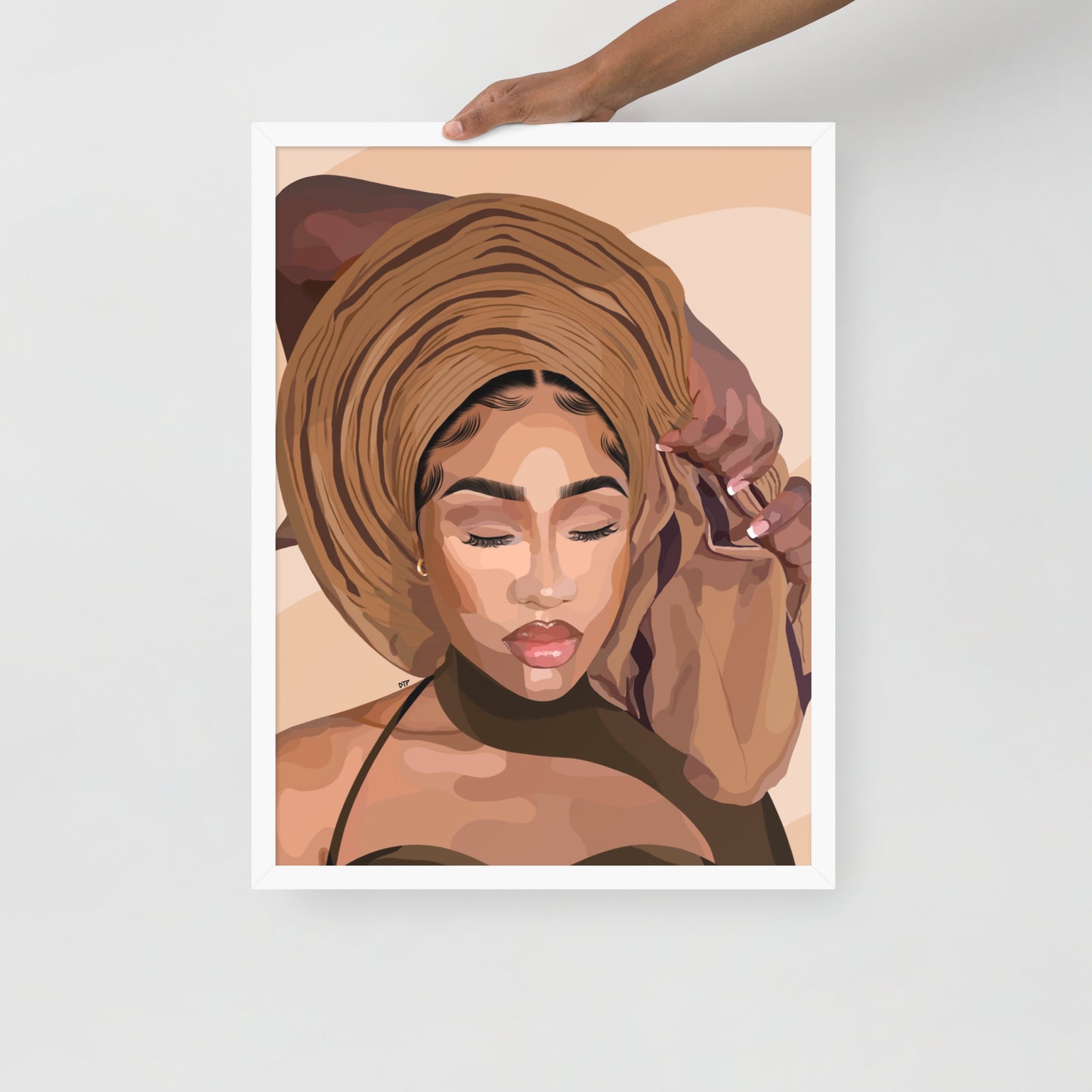 “Gele” Framed Print