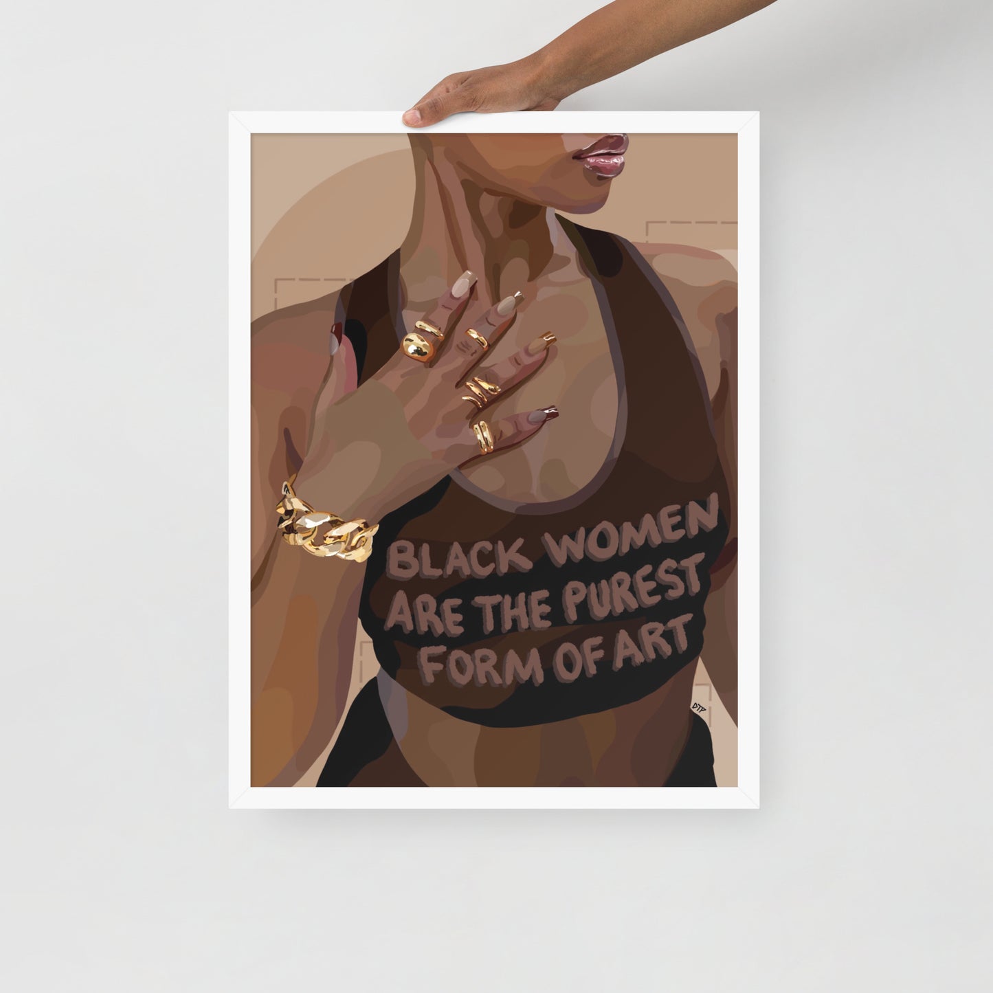 “Women Are Art” Framed print