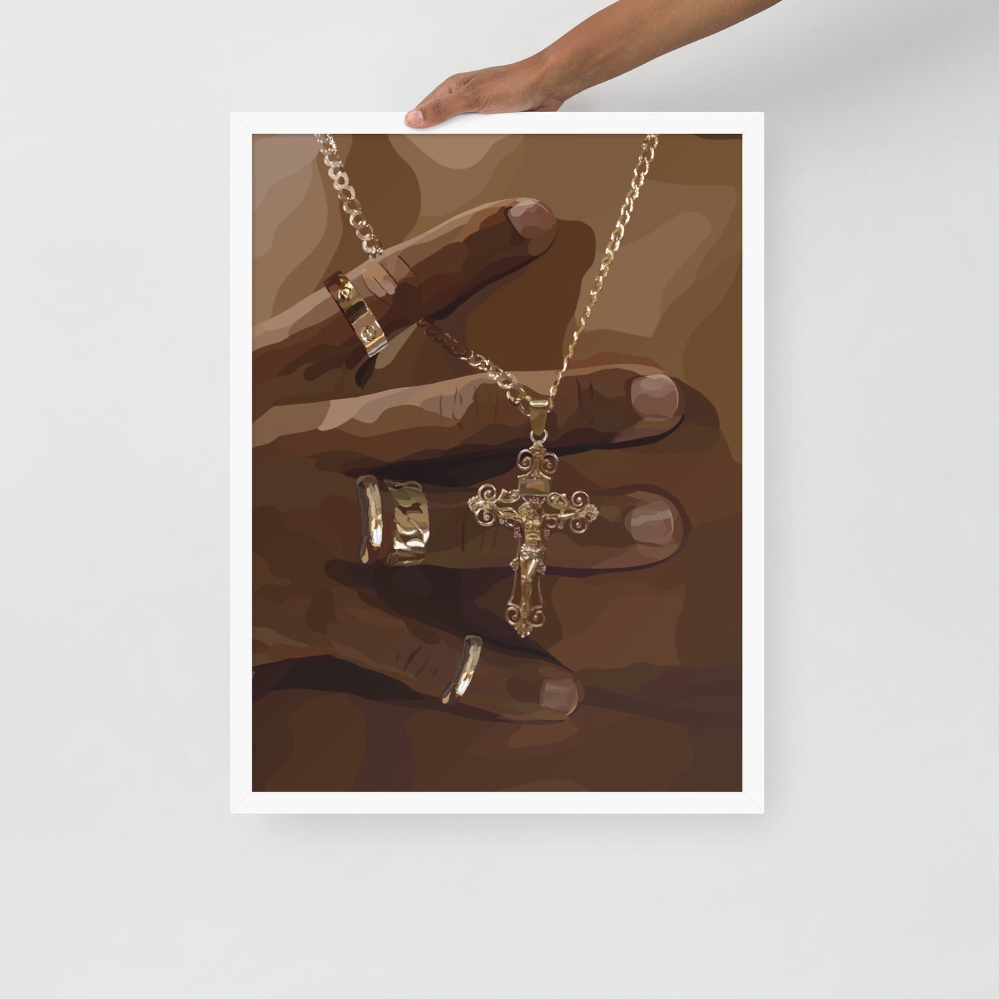 “Luke 9:23” Framed Print