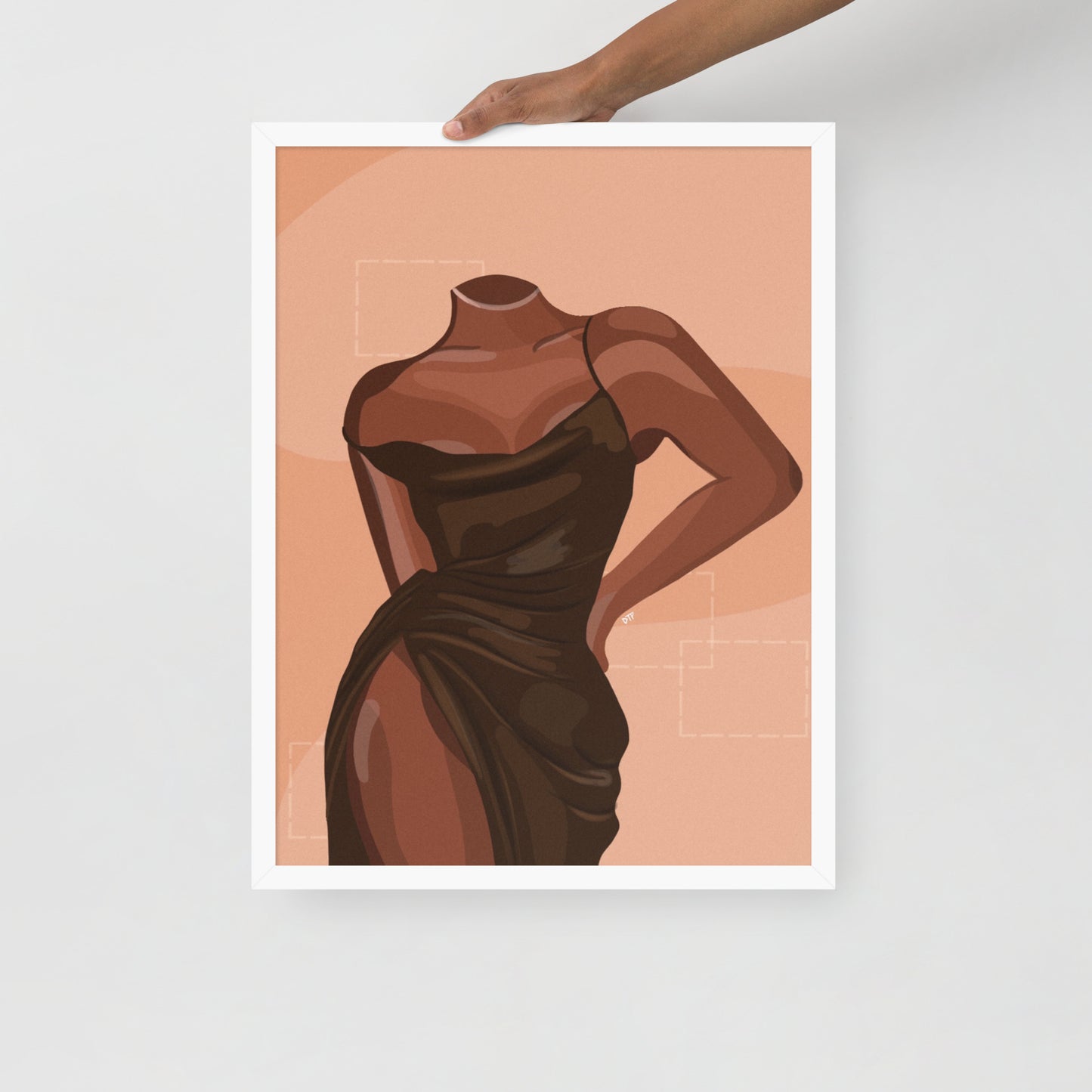 “Yes to the Dress” Framed Print