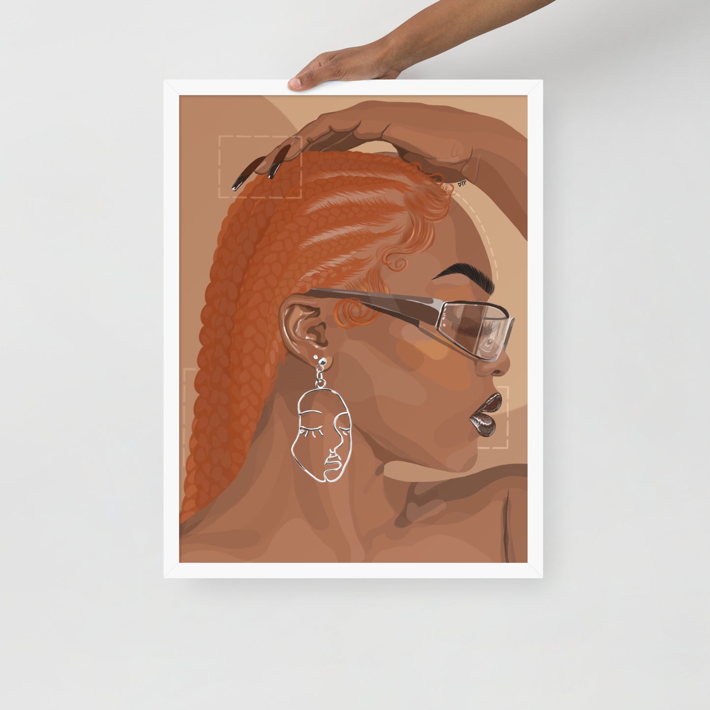 “Ginger” Framed print
