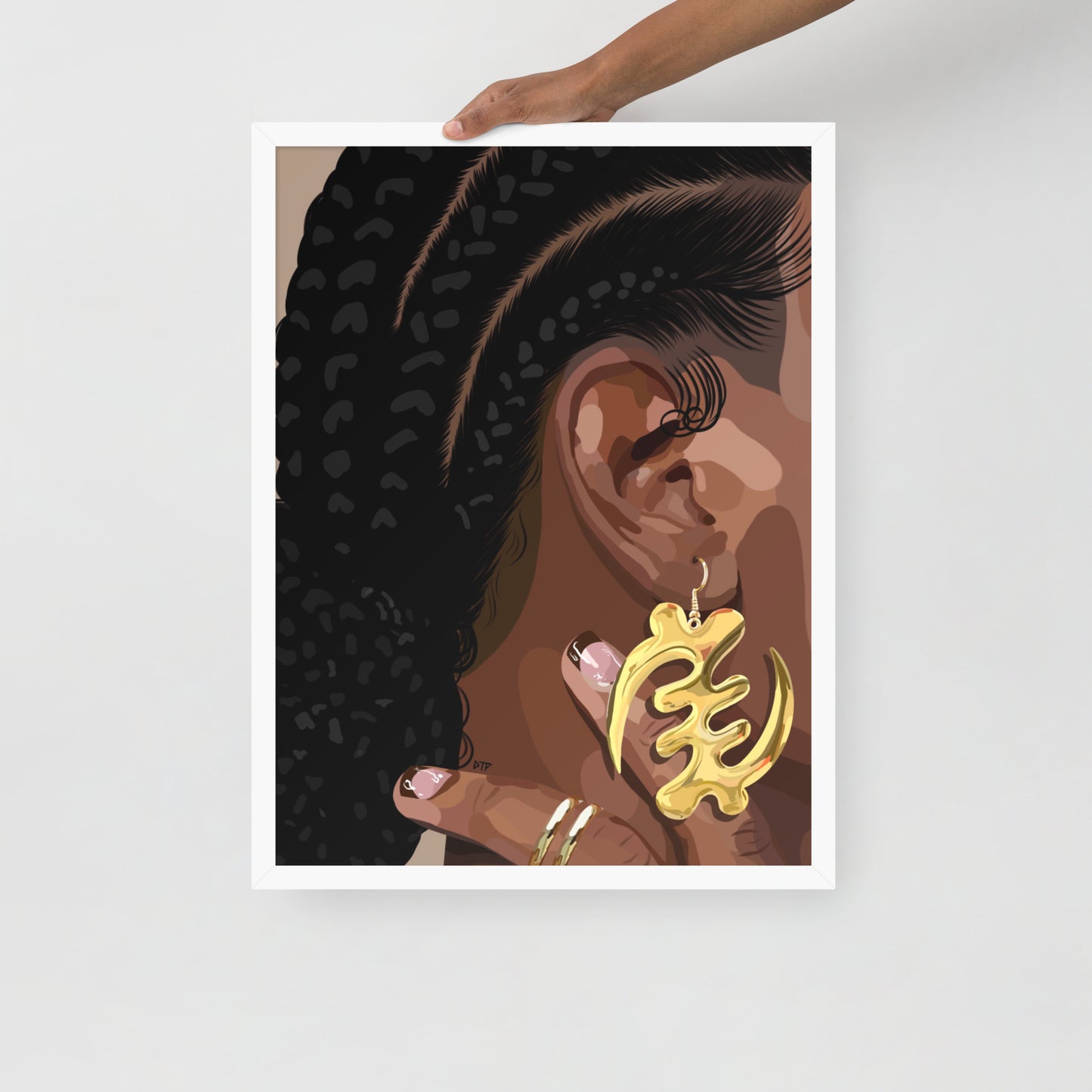 “Gye Nyame” Framed Print