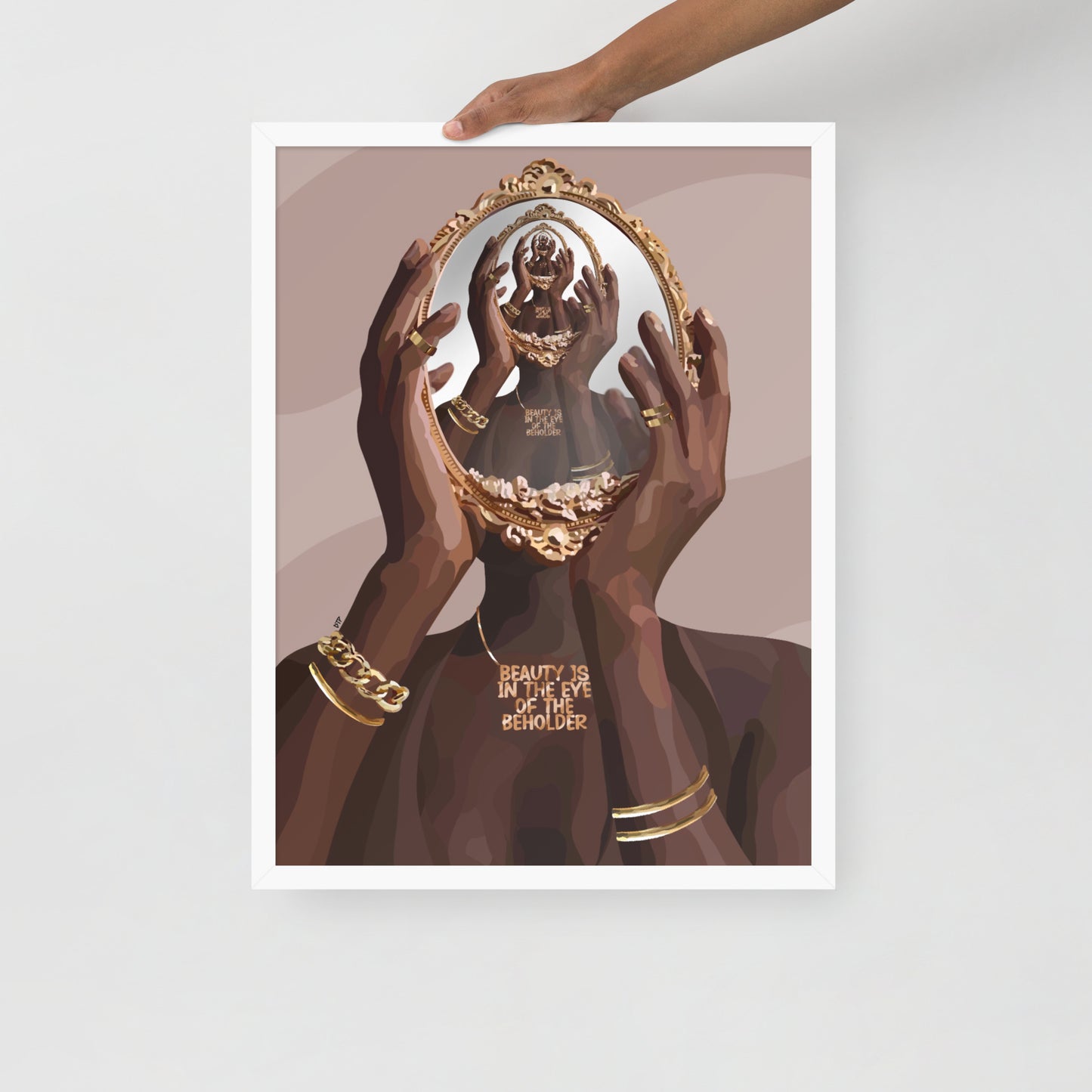 “BeYOUtiful” Framed Print