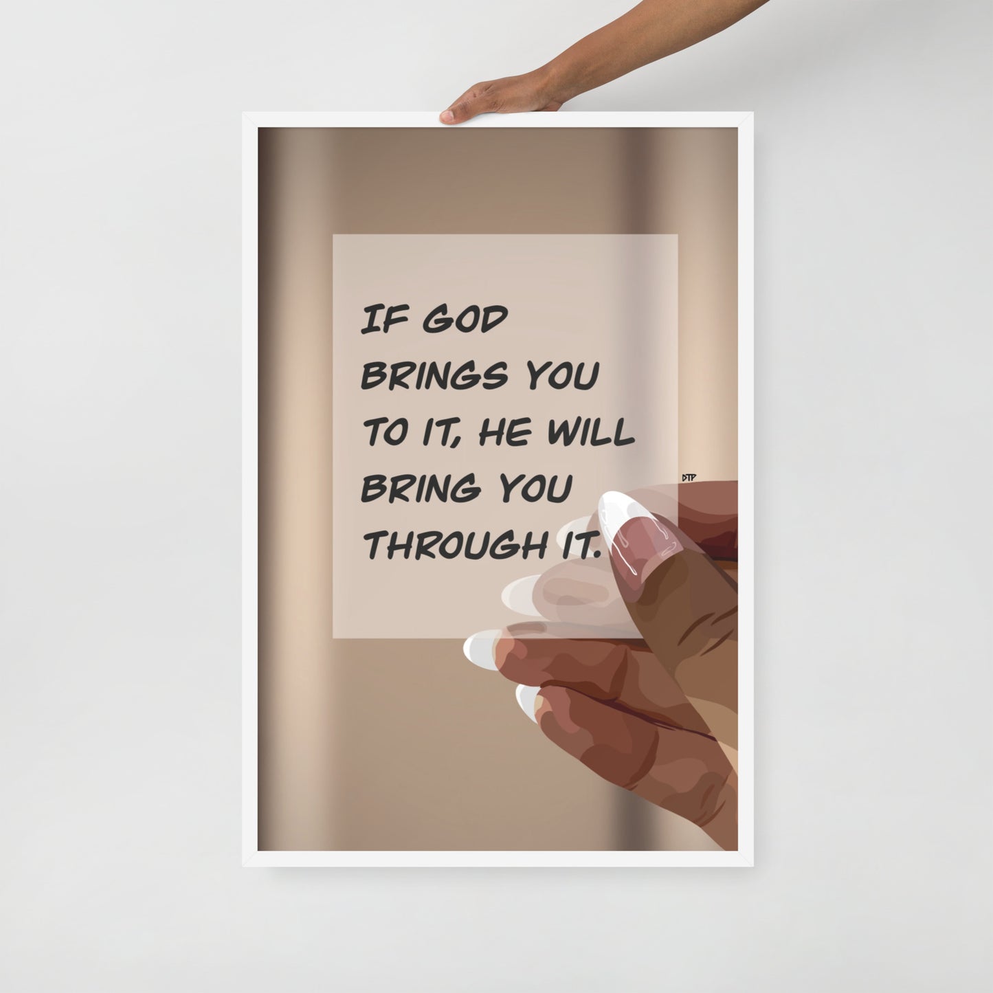 “Only God” Framed Print