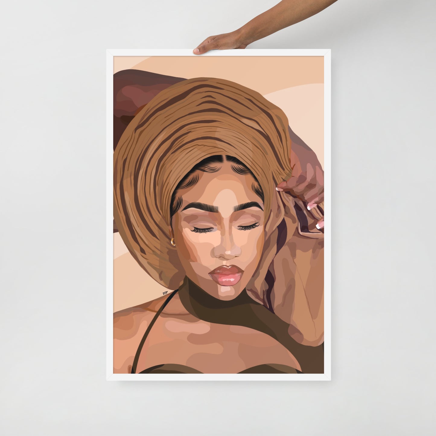 “Gele” Framed Print