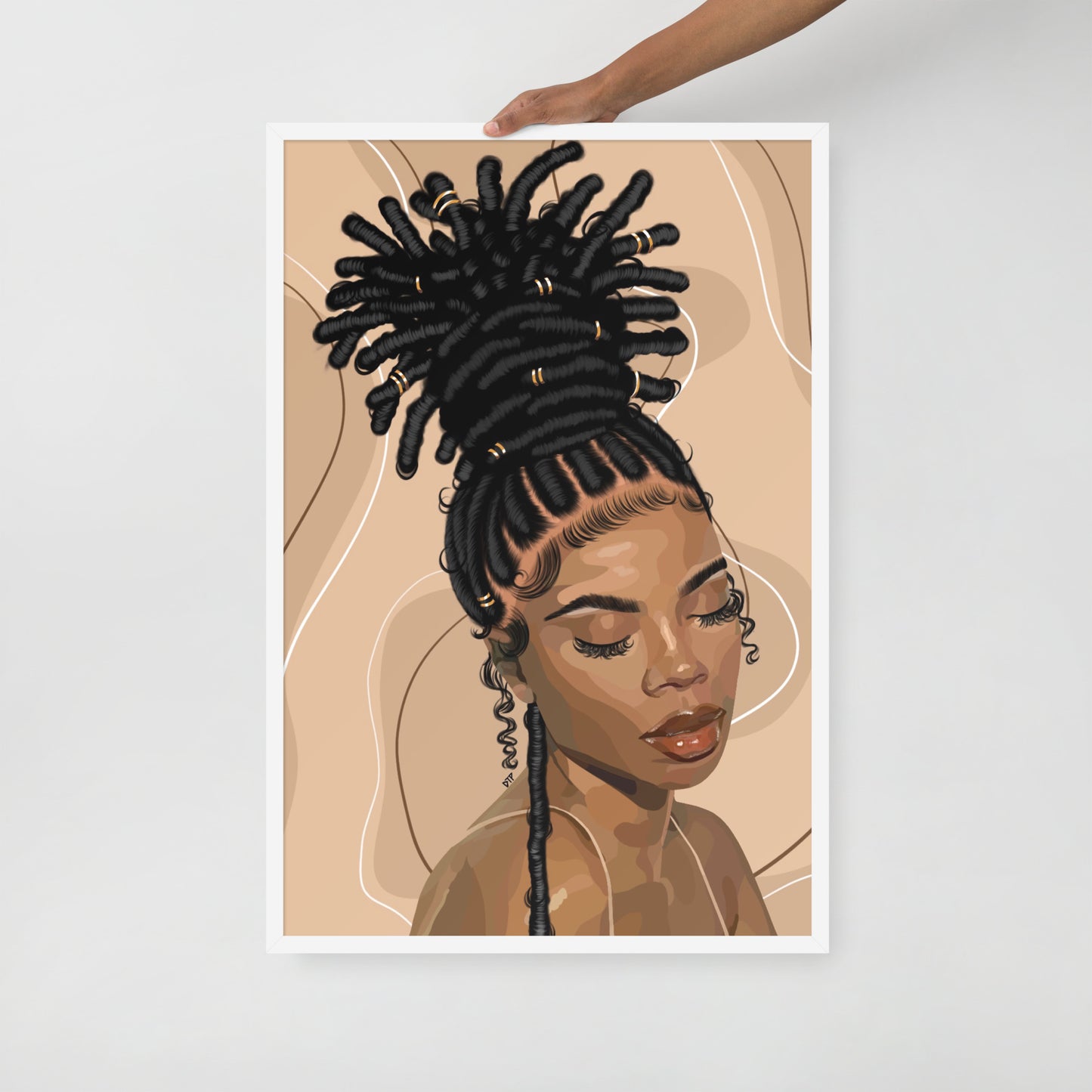 “Loc’d” Framed Print