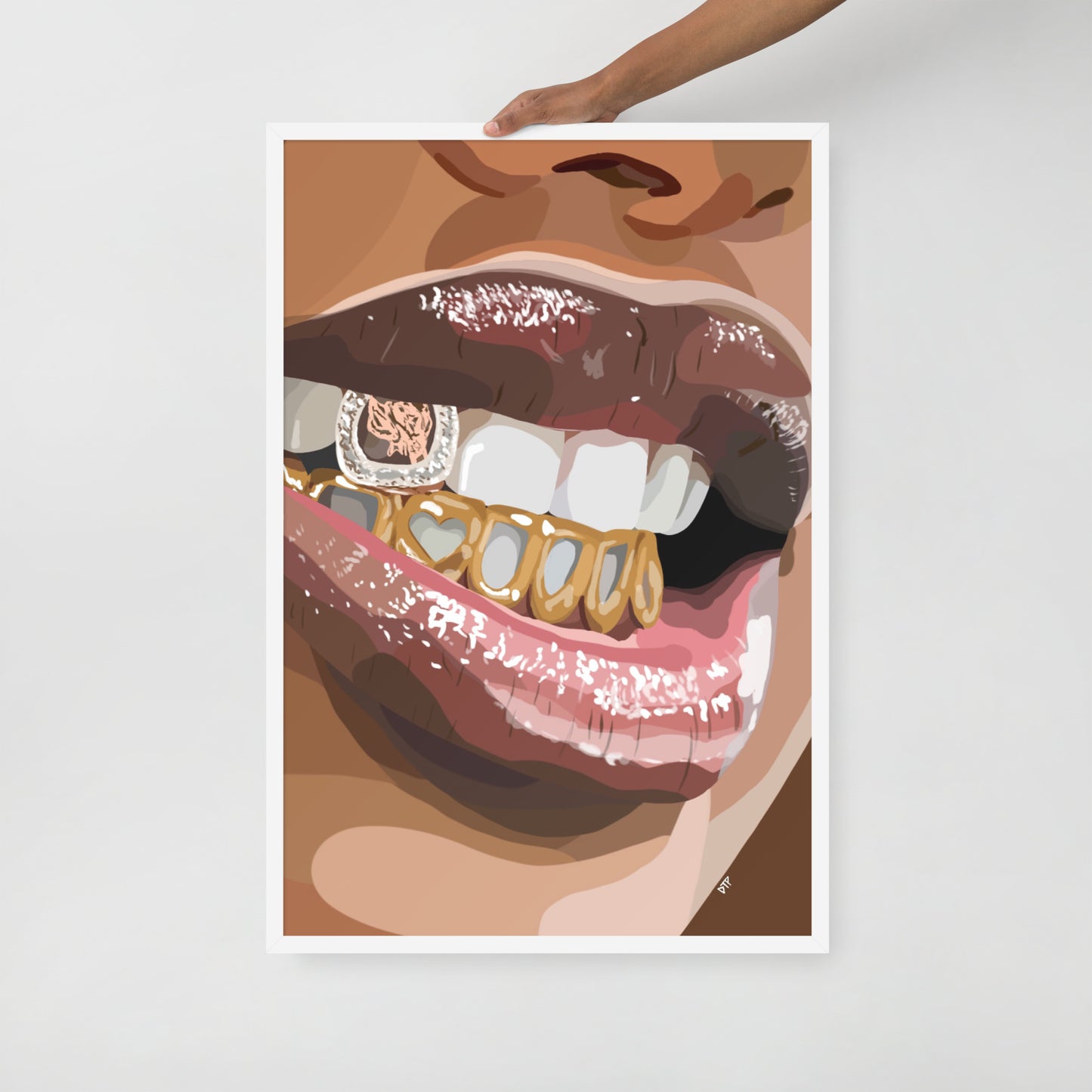 “Grillz II” Framed Print