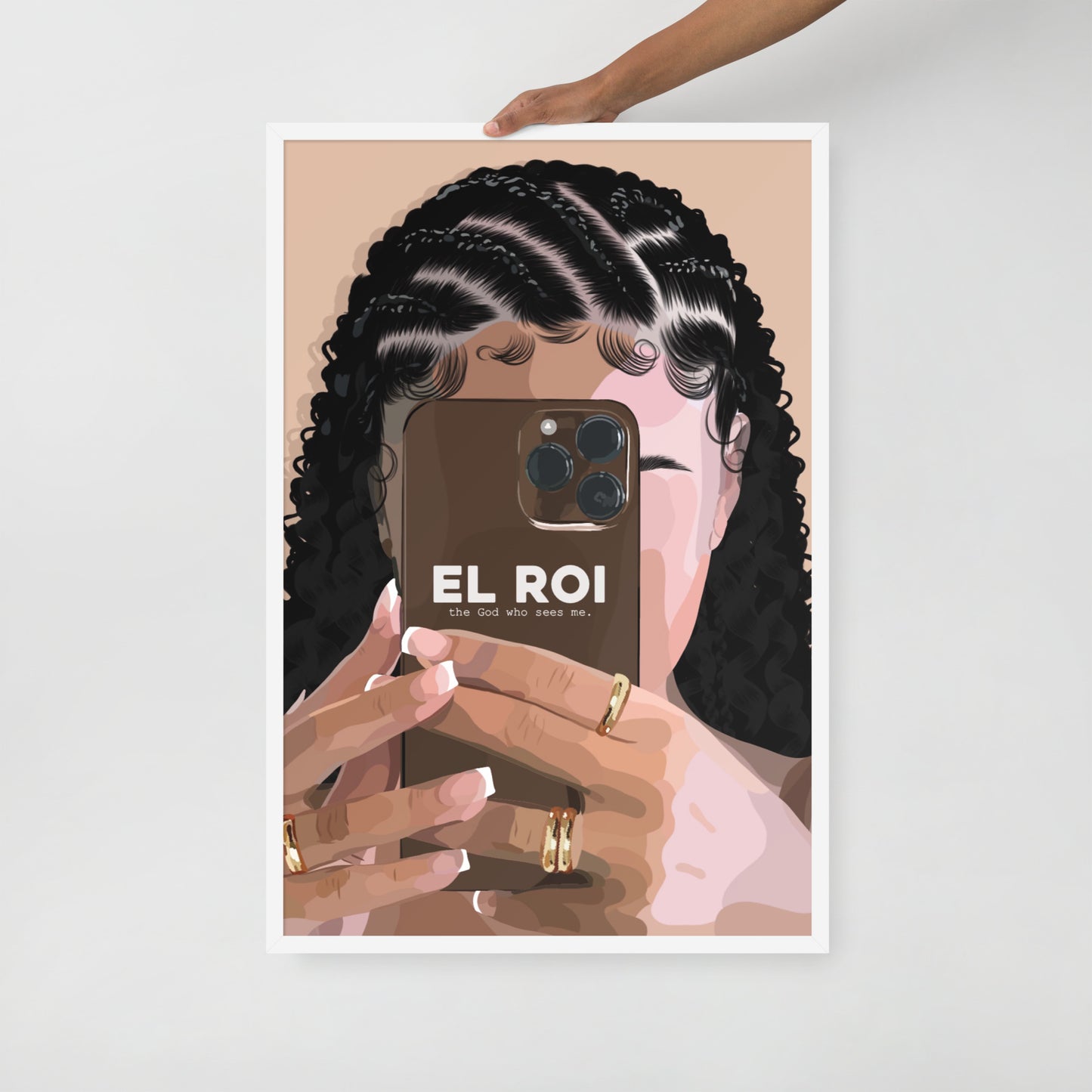 “El Roi” Framed Print