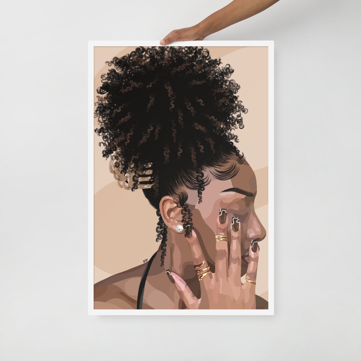 “Power Puff” Framed Print