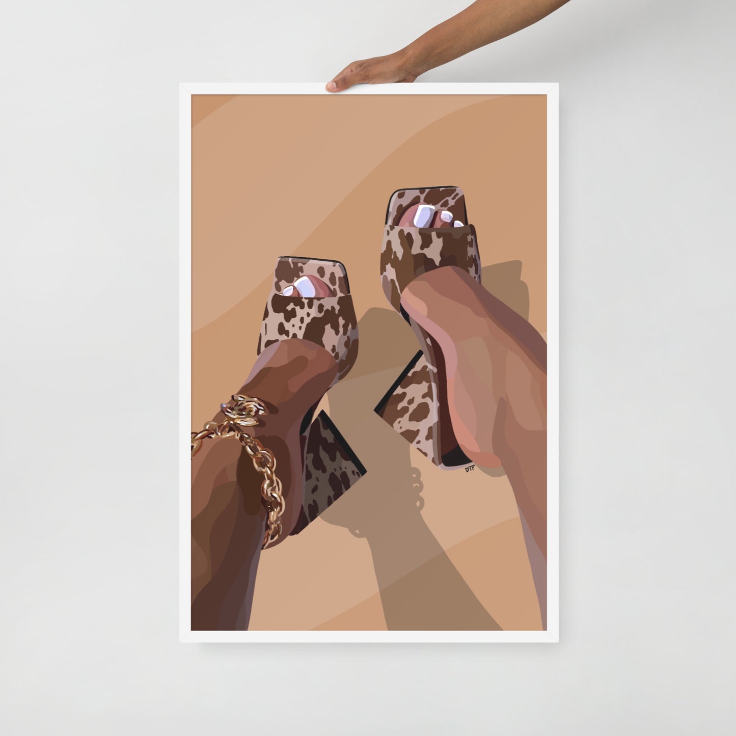 “Heel of the Day” Framed Print