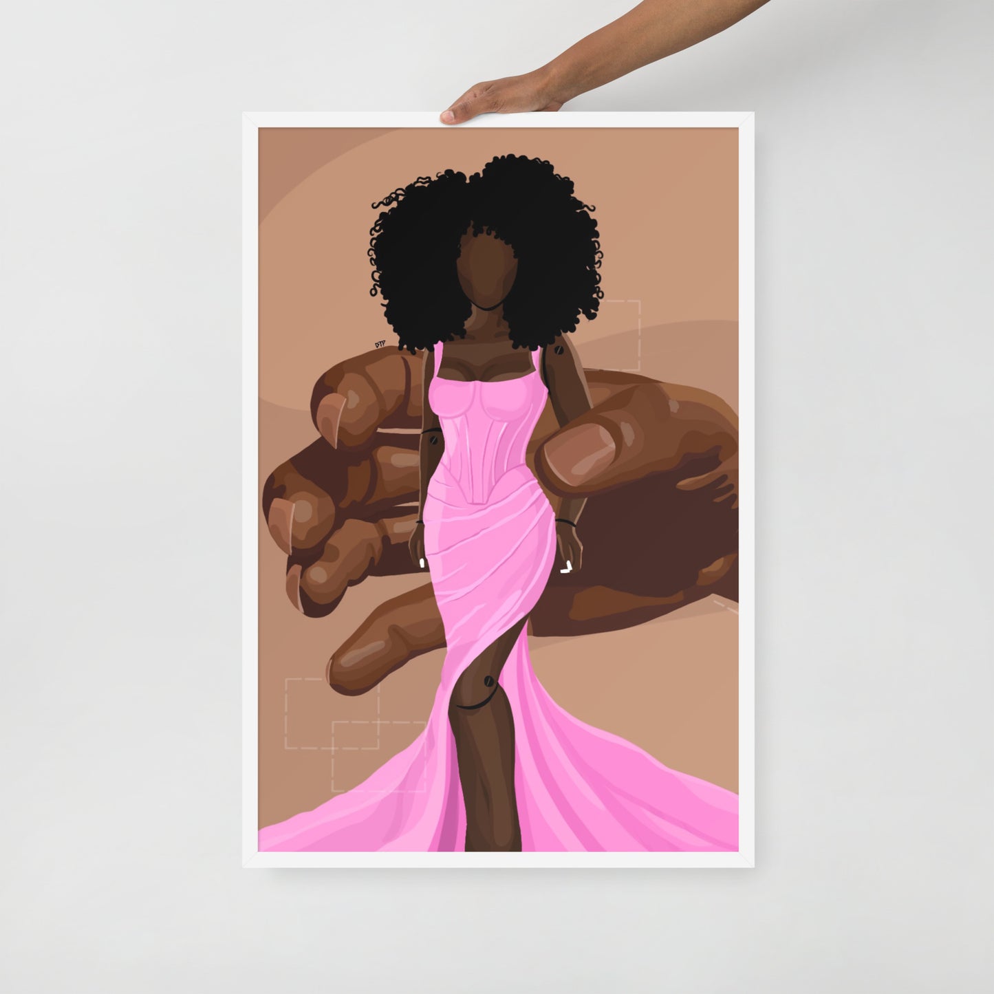 “A Doll” Framed print