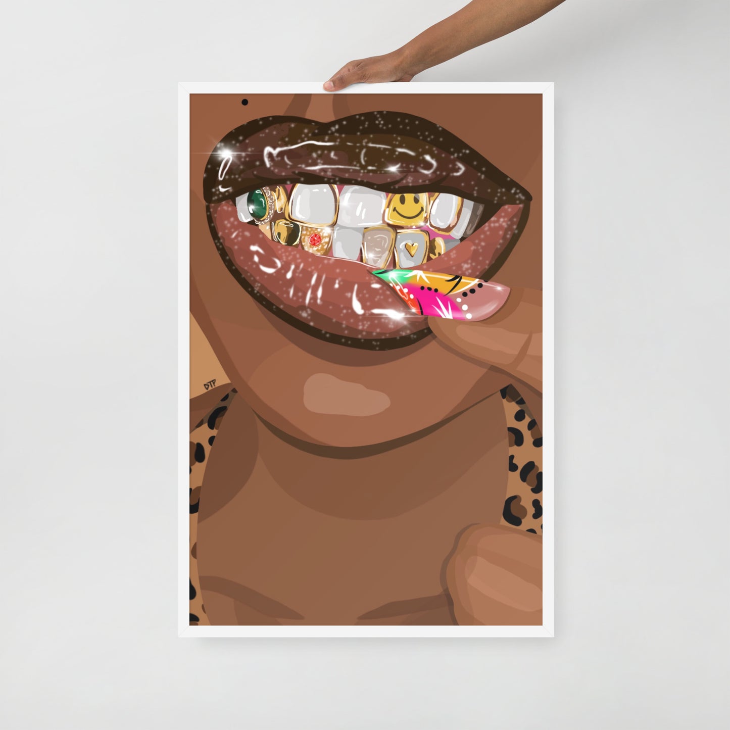 “Grillz” Framed Print
