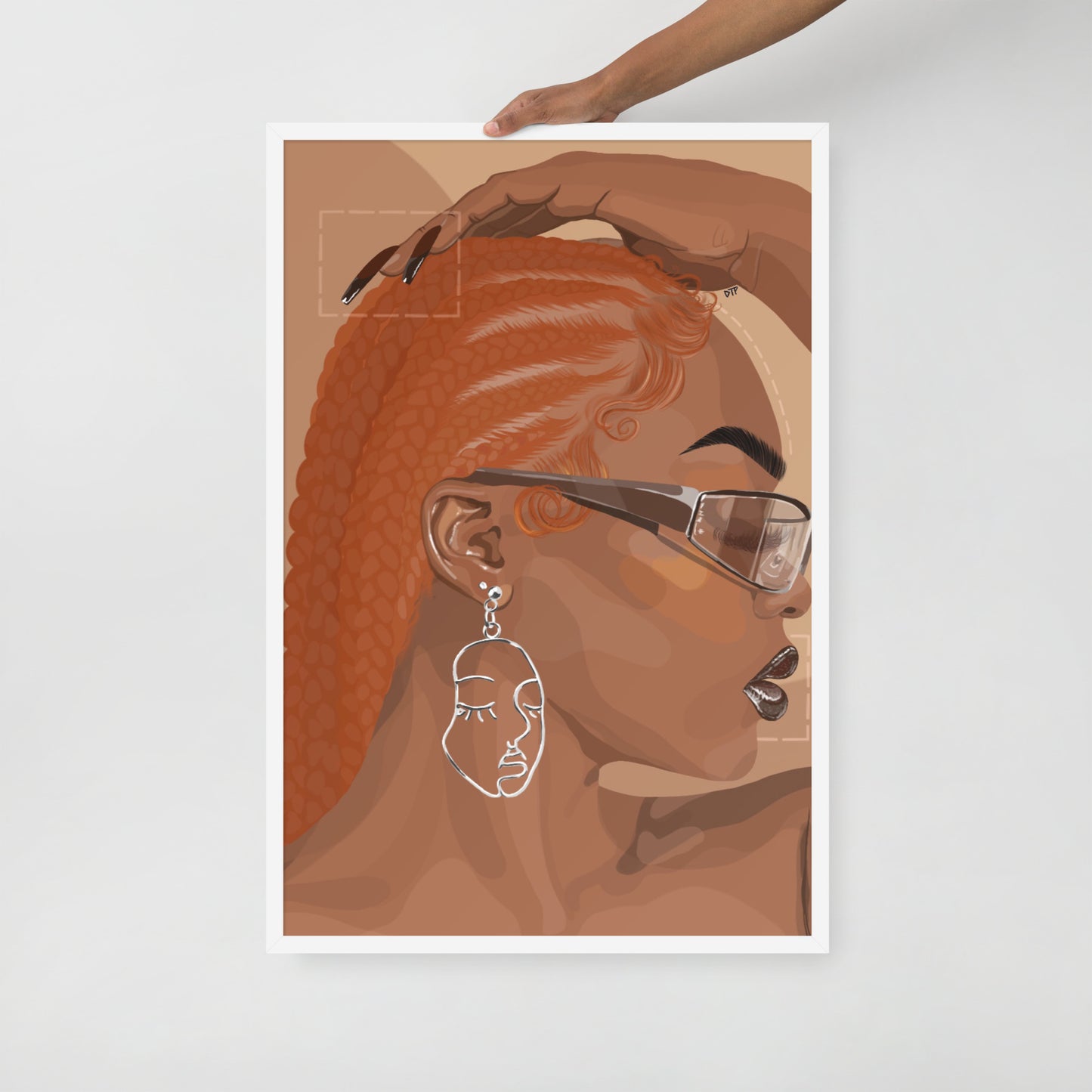 “Ginger” Framed print