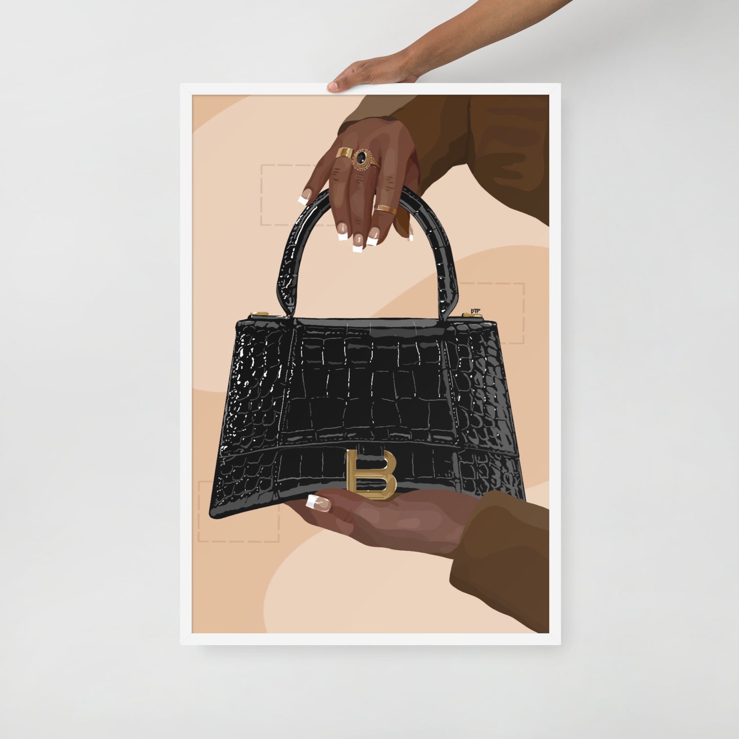 “Balenci Babe” Framed print