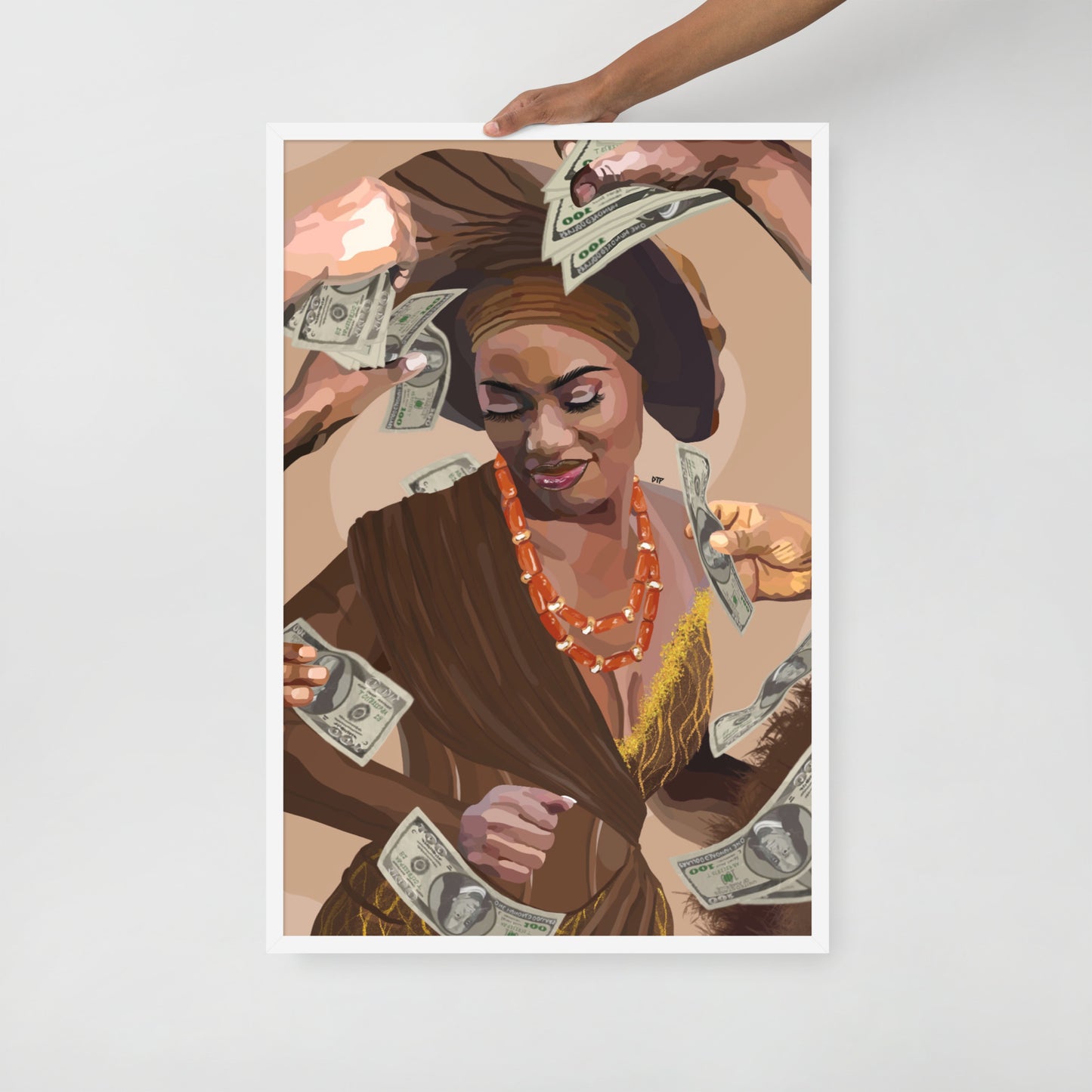 “The Celebrant” Framed print