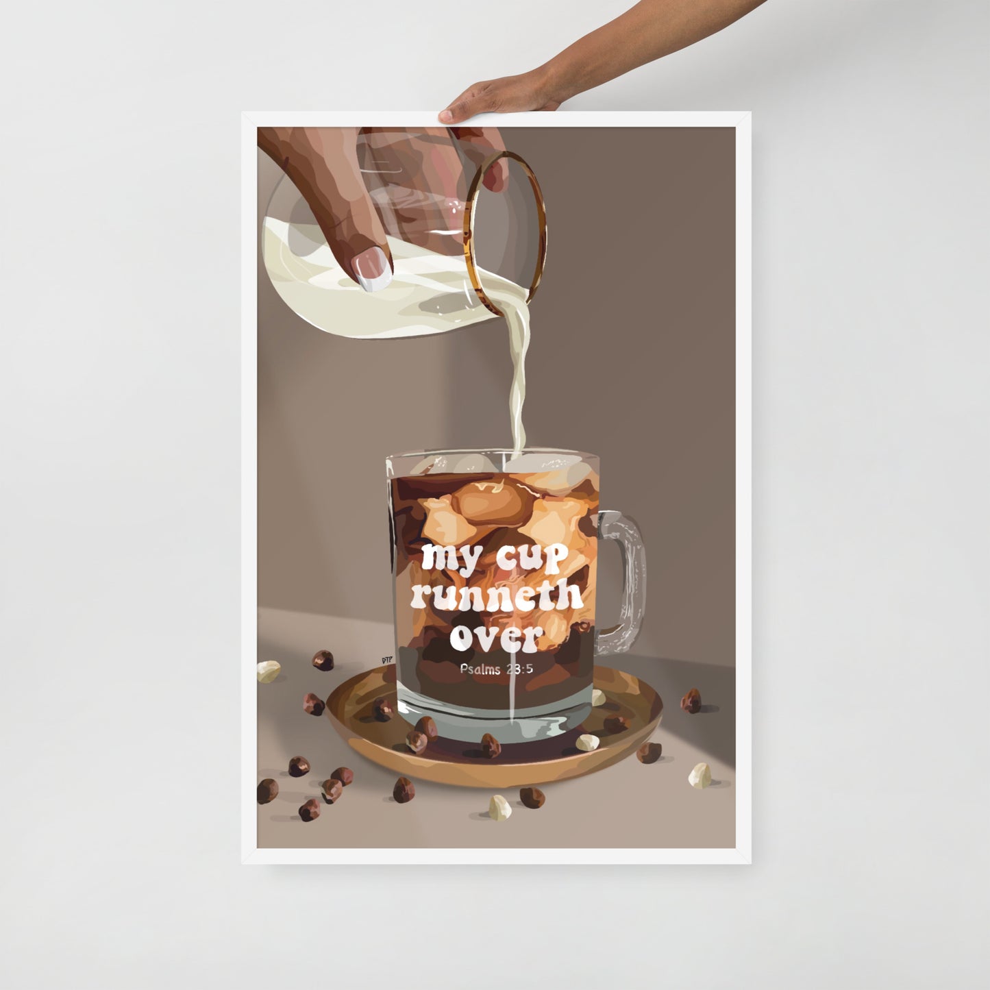 “Psalms 23:5” Framed Print