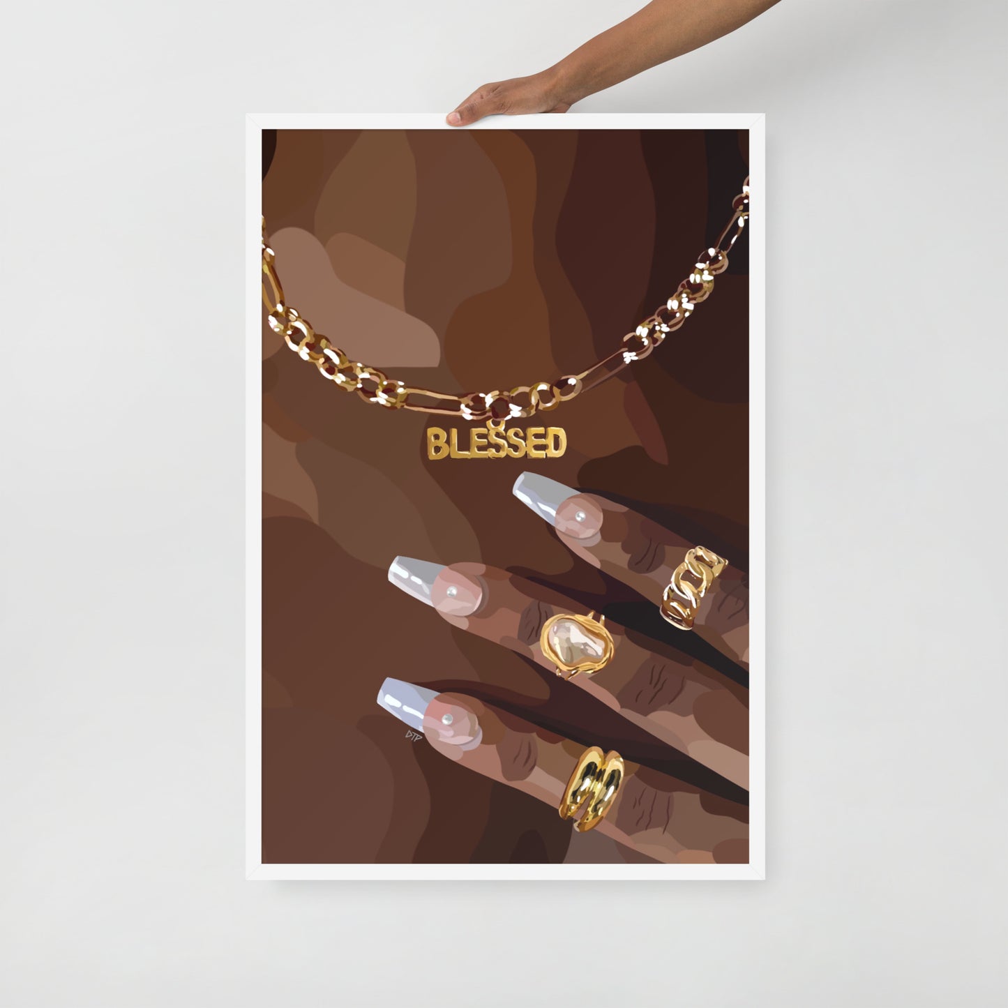 “Blessed” Framed Print