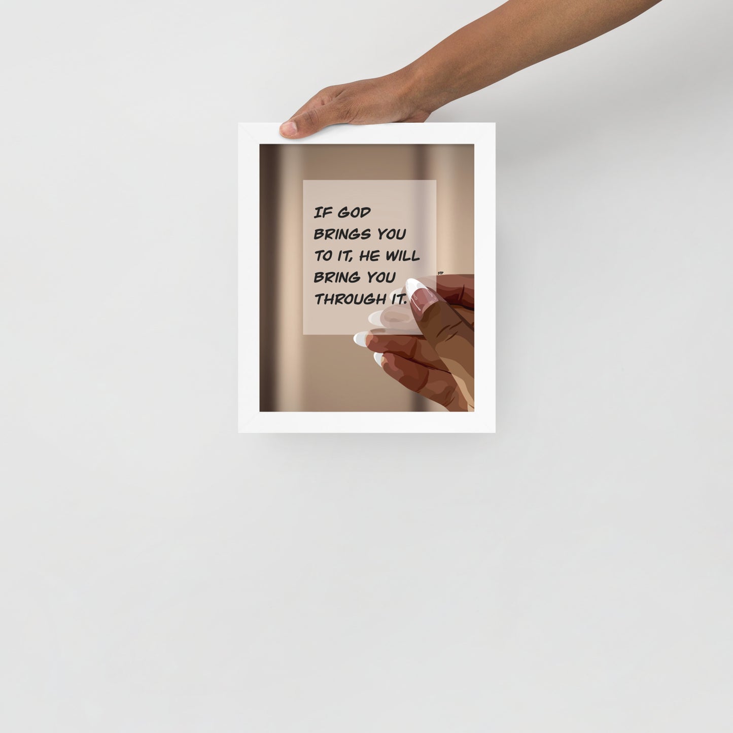“Only God” Framed Print
