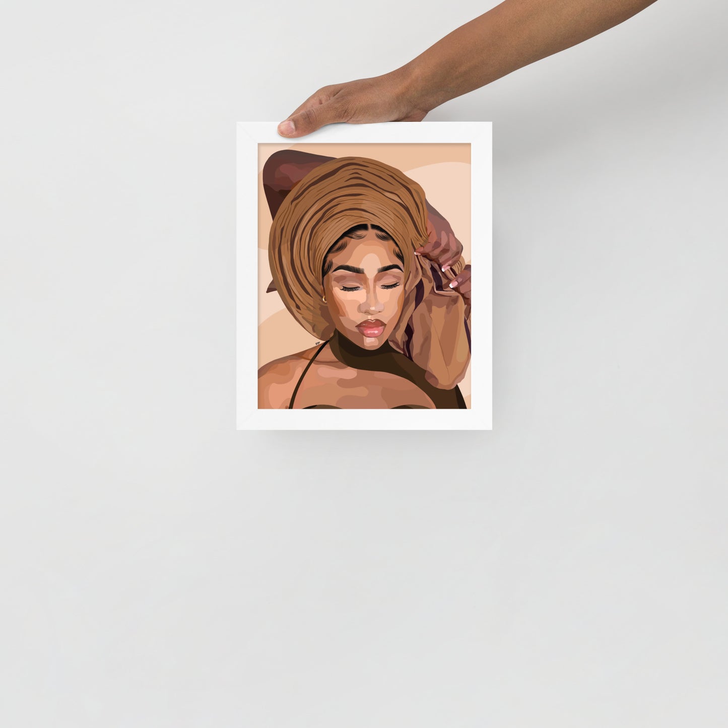 “Gele” Framed Print
