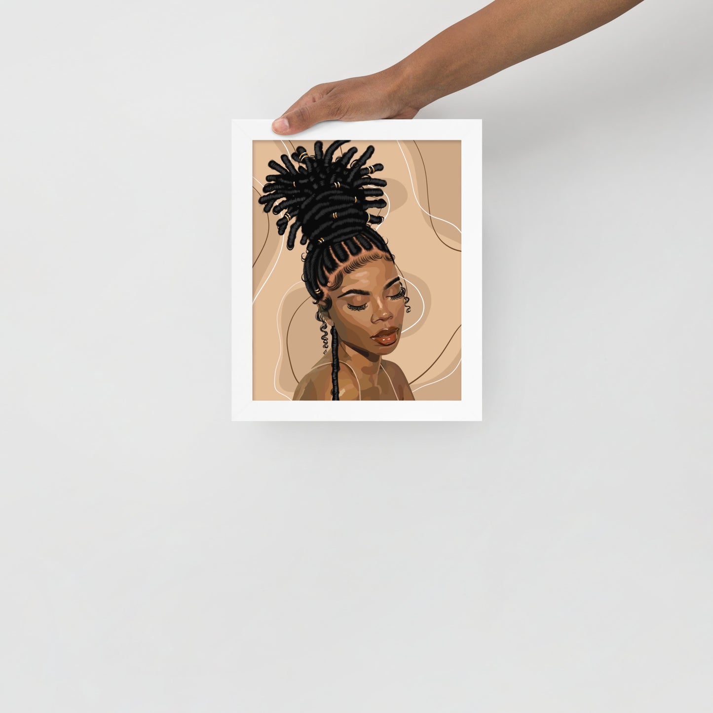 “Loc’d” Framed Print