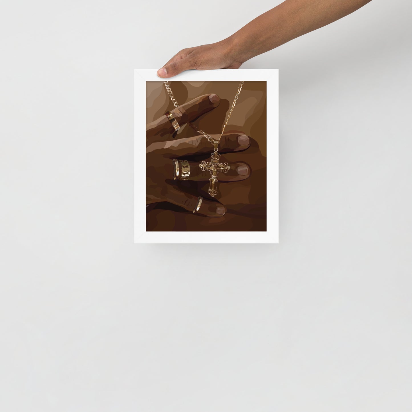 “Luke 9:23” Framed Print