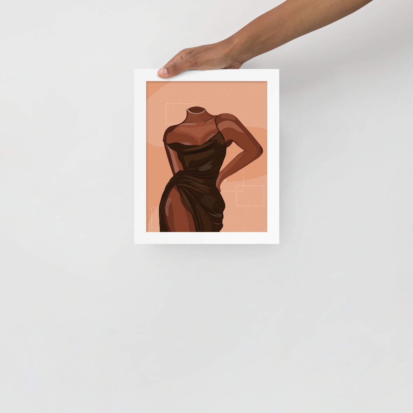 “Yes to the Dress” Framed Print