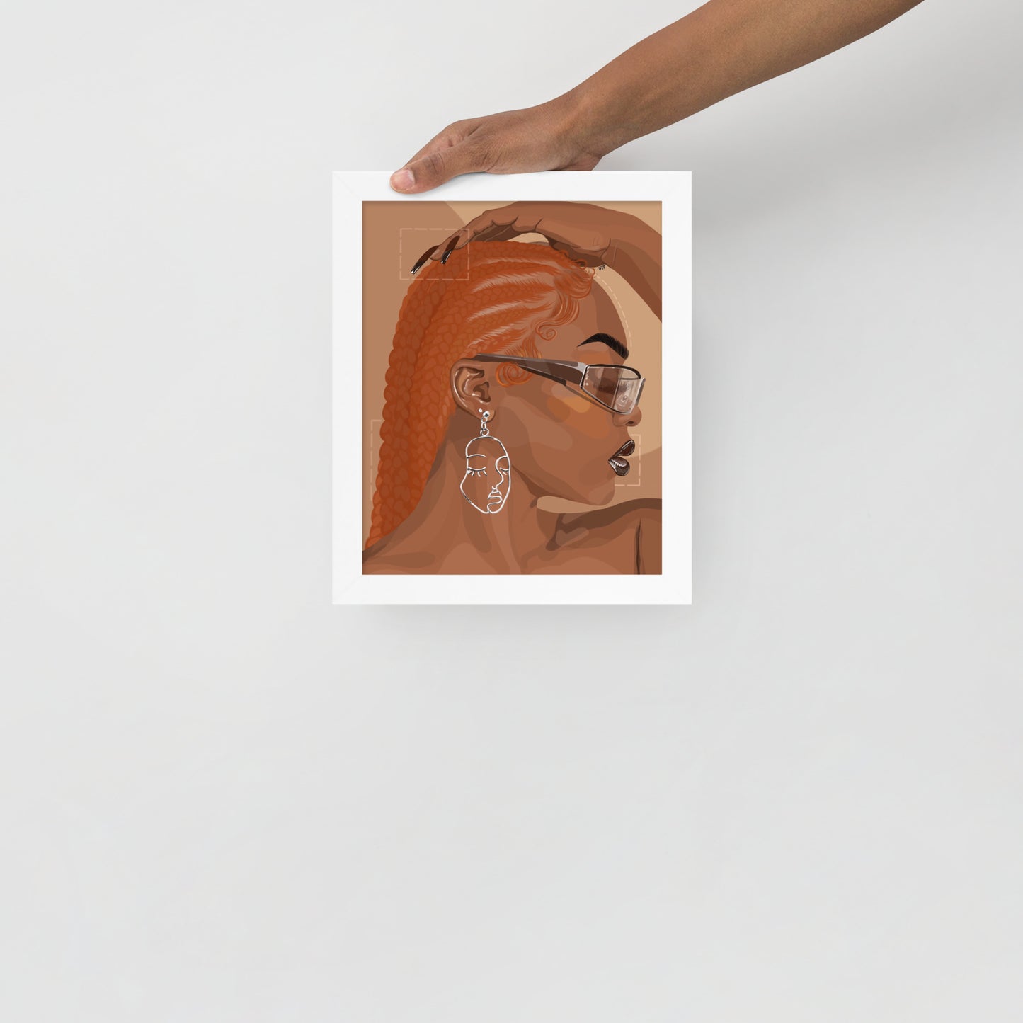 “Ginger” Framed print