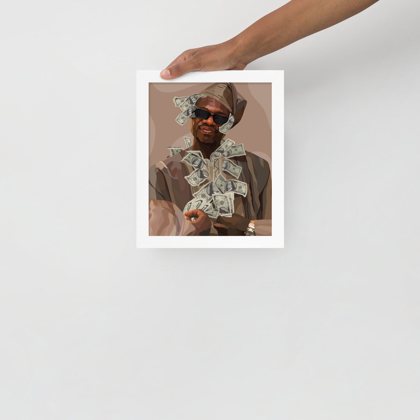 ”Mr Money” Framed print