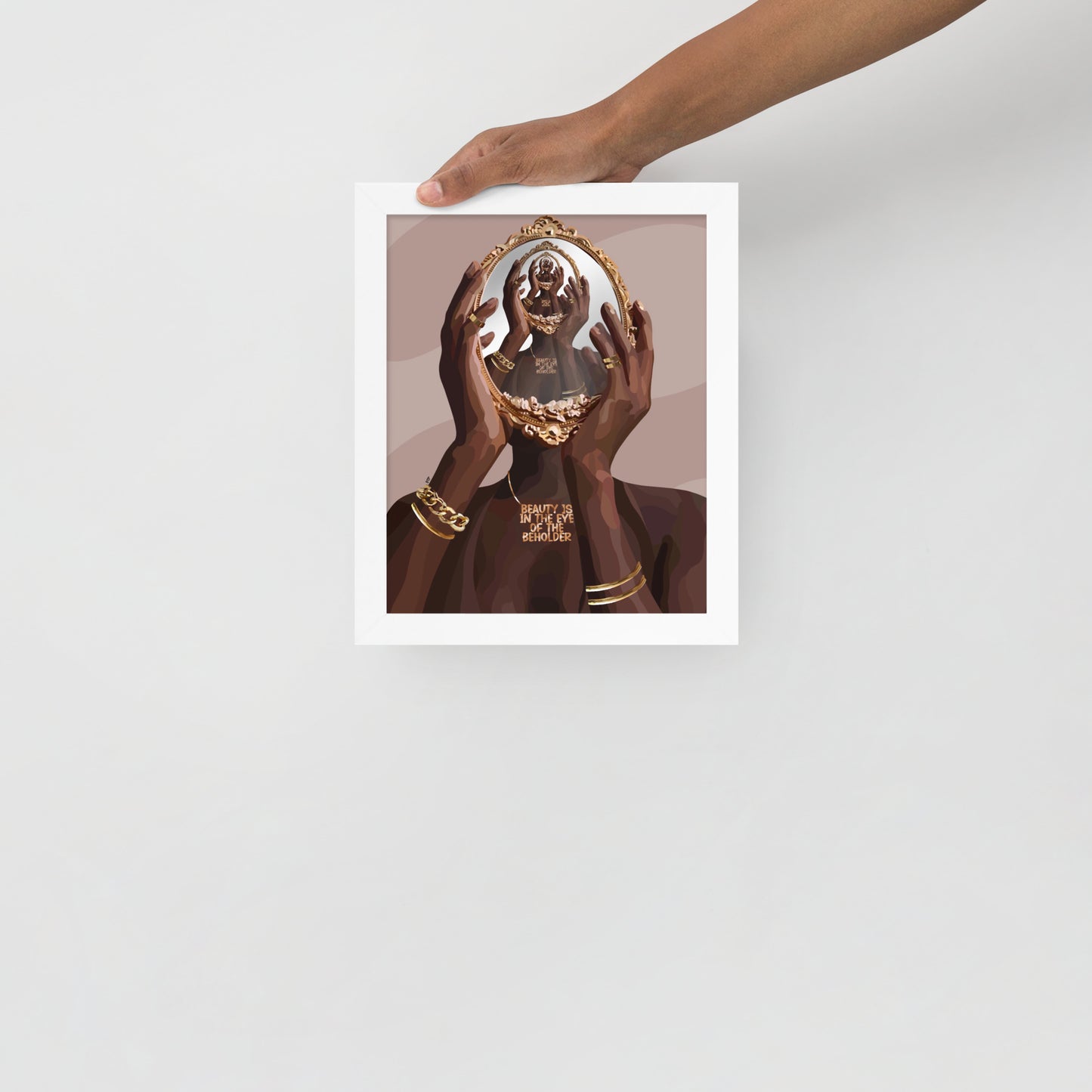 “BeYOUtiful” Framed Print